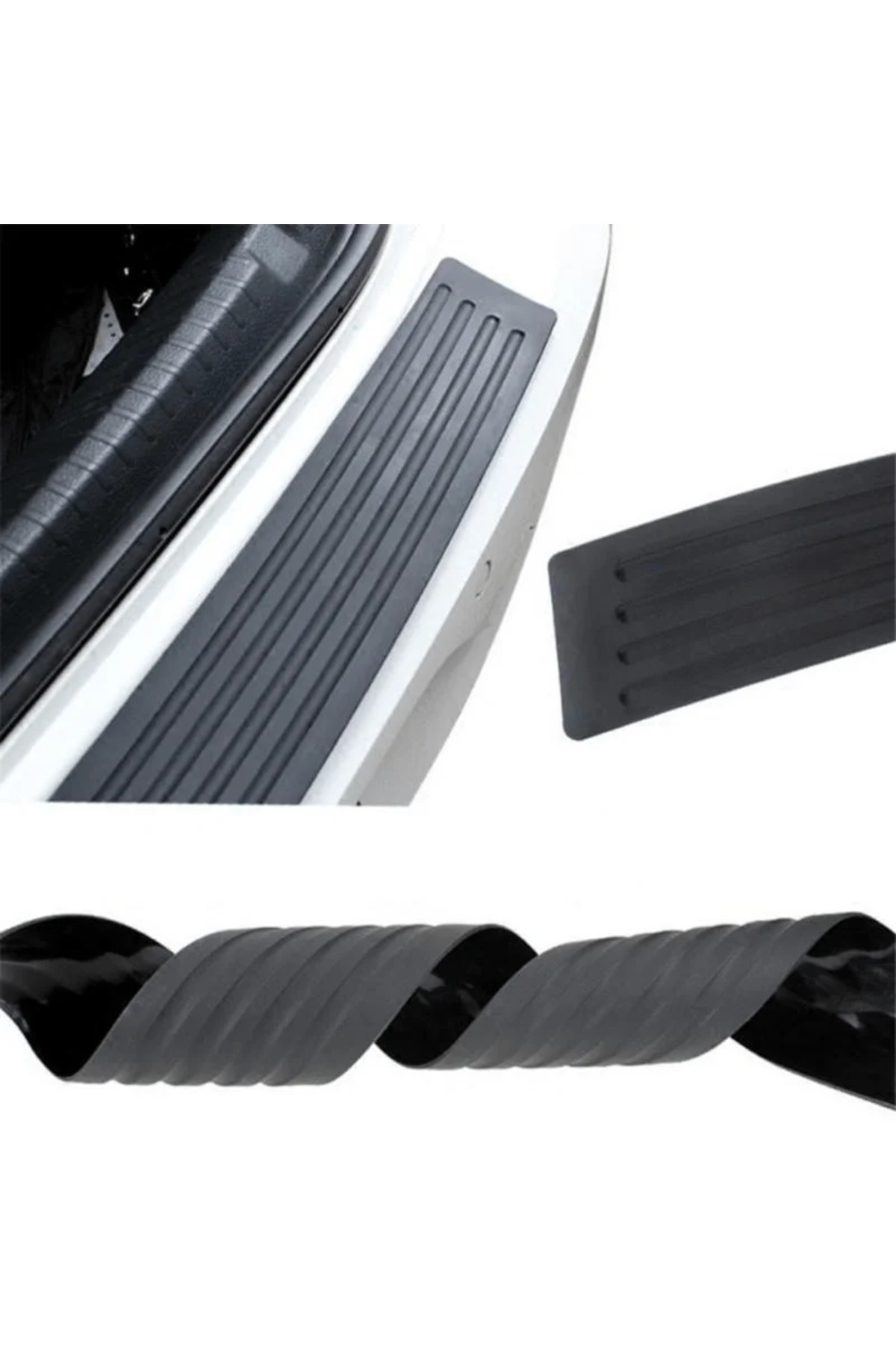 Choice 1pcs Universal Car Trunk Door Sill Plate Protector Rear Bumper