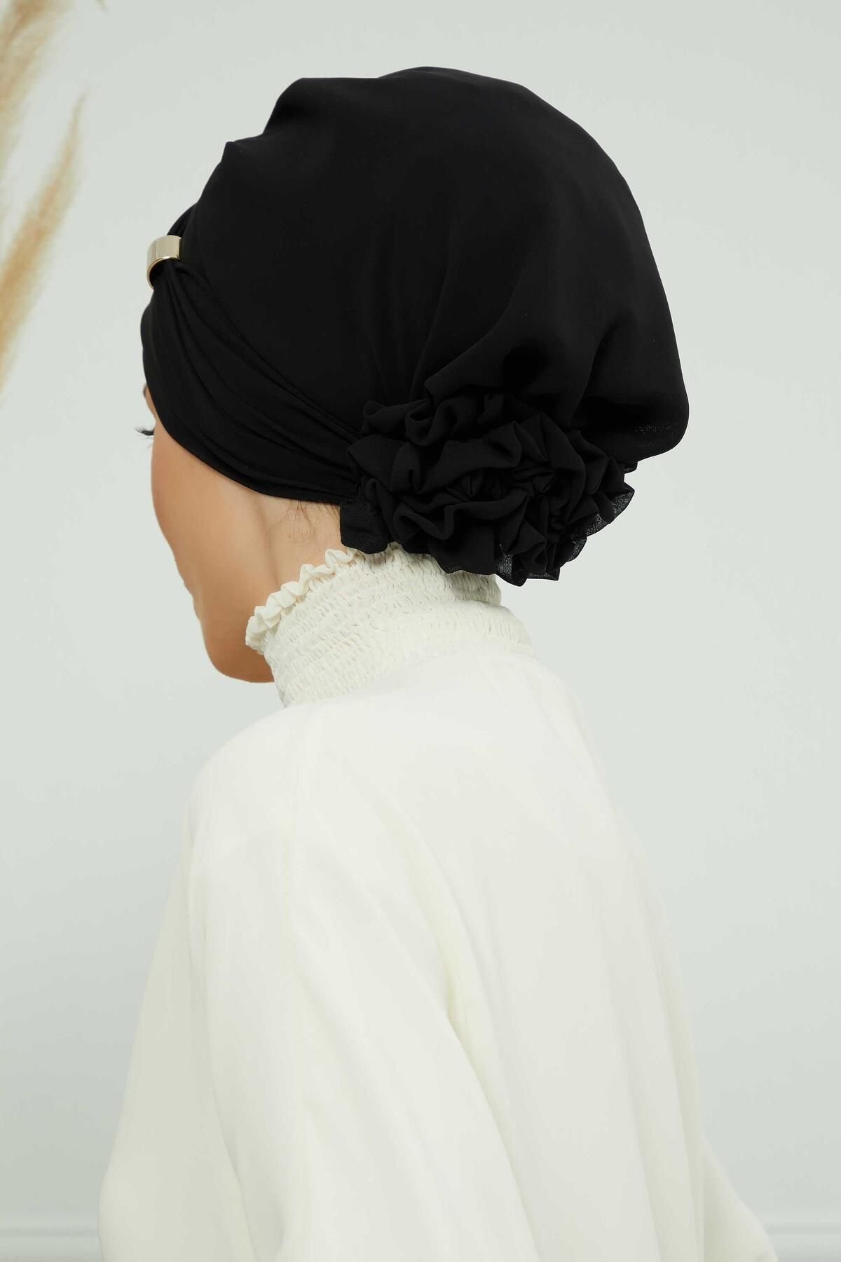 Aisha's Design-Turban din șifon gata - cu accesorii, ht-95s, ht-95s 7