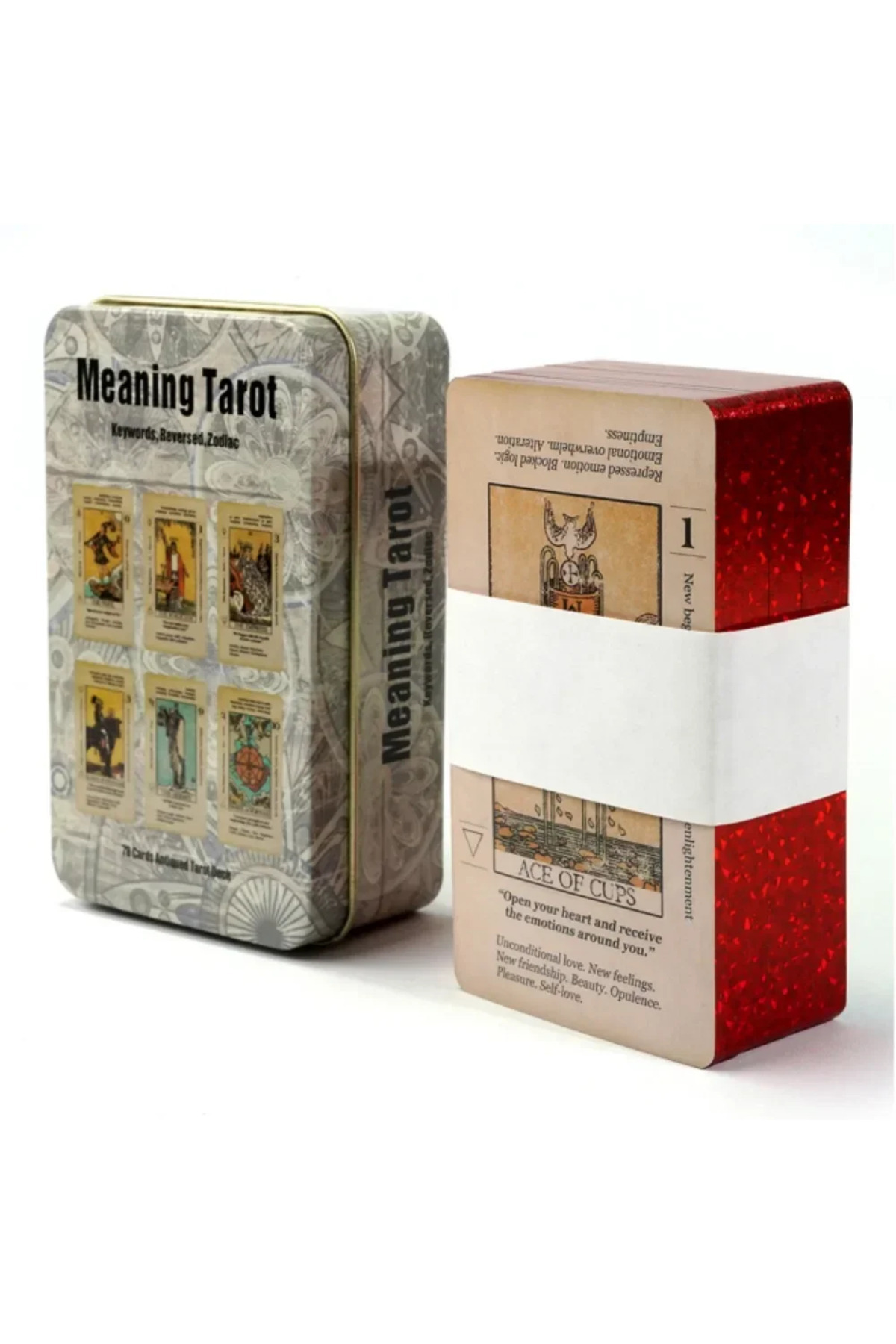 JIMMYTU-High-Quality Tin Box Packing The Light Seers Tarot Card And Adventur Time Tarot Fate Divination F... 7