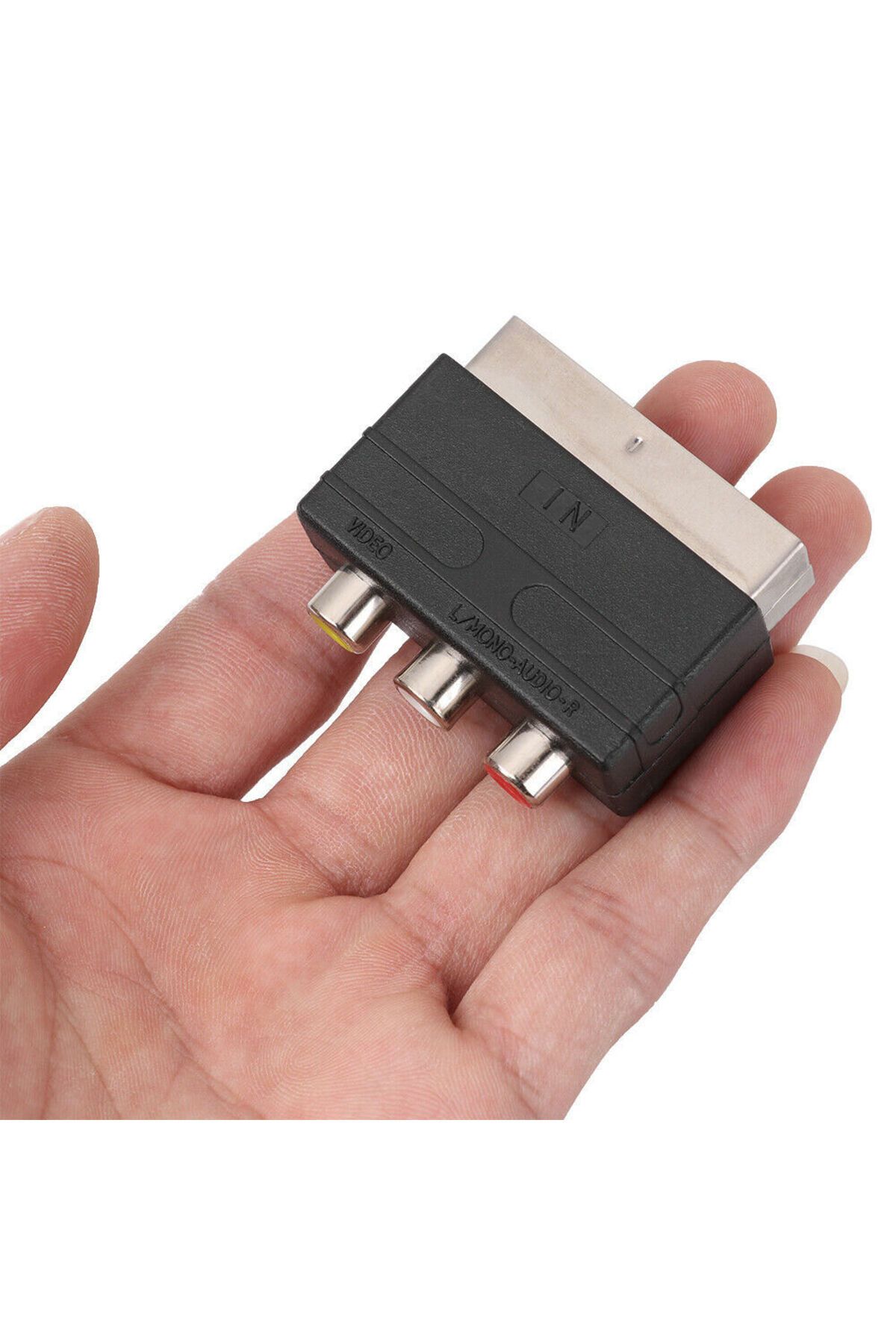 karbeen-for PS4/WII SCART to 3RCA (2 Audio, 1 Video) Adapter, AV Adapter Set-Top Box IN Type Scart Converter 5