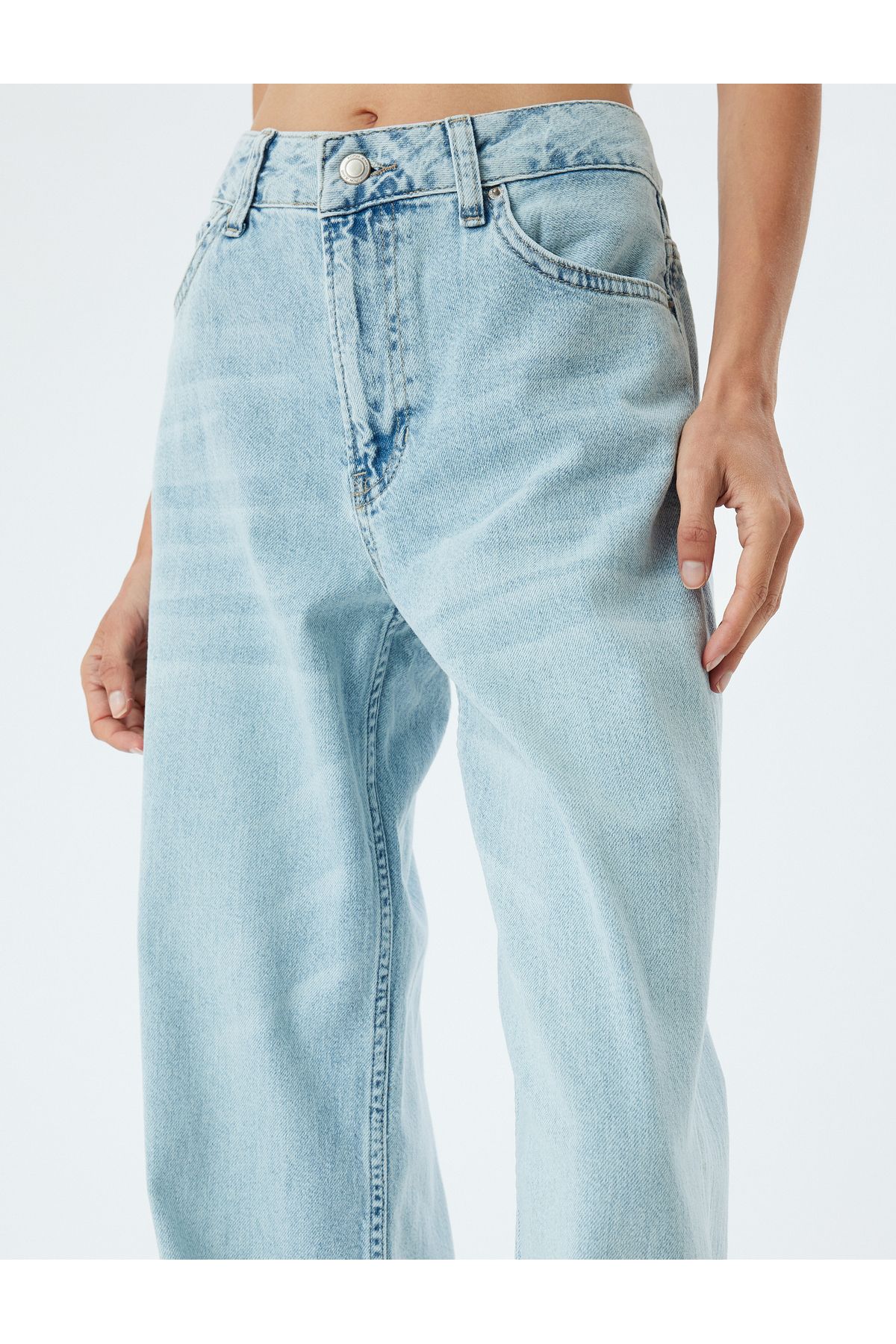 Koton-X Sibil Çetinkaya - Wide Leg Jeans 5