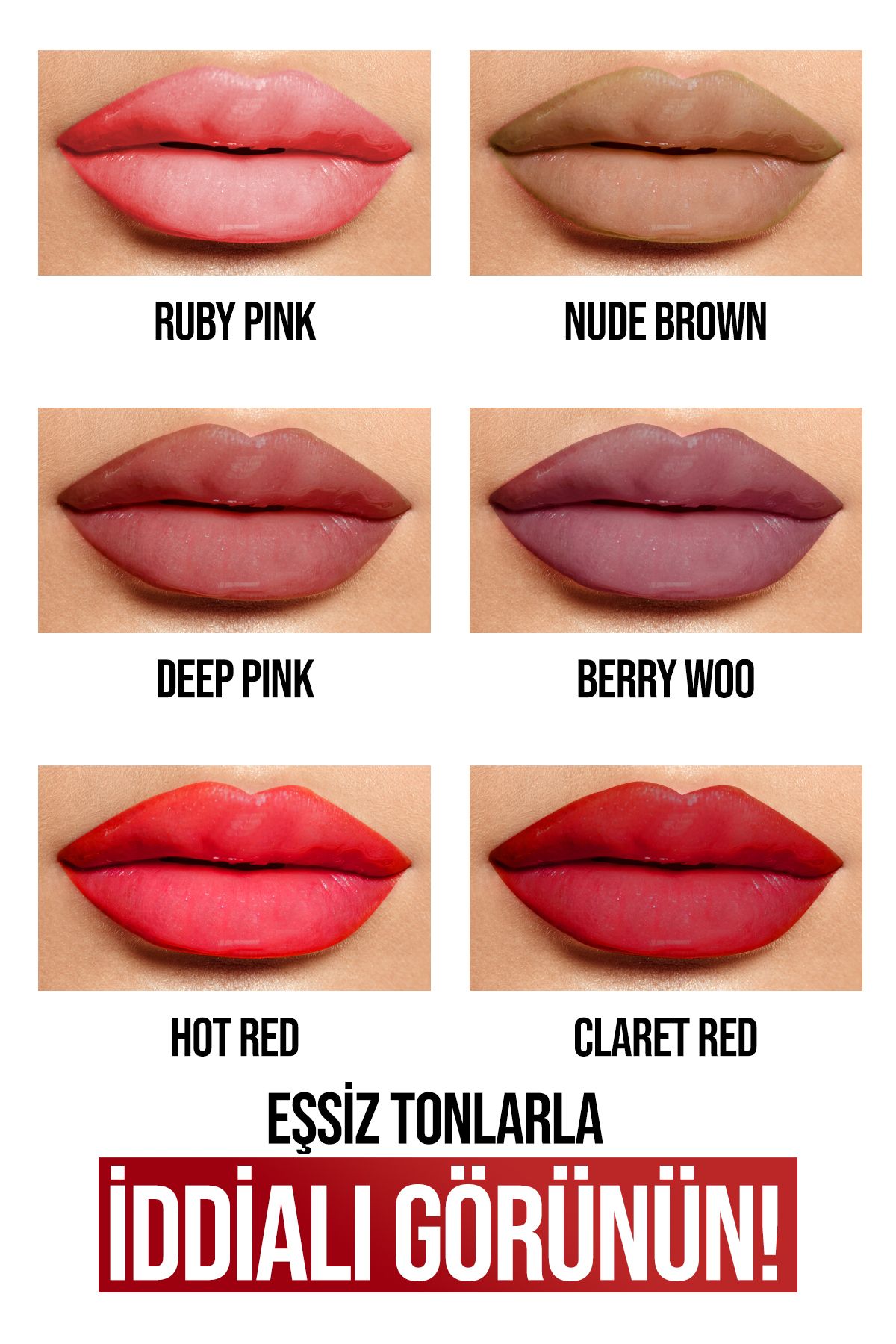 New Well-05 Hot Red Permanent Matte Lipstick - Long Lasting 3