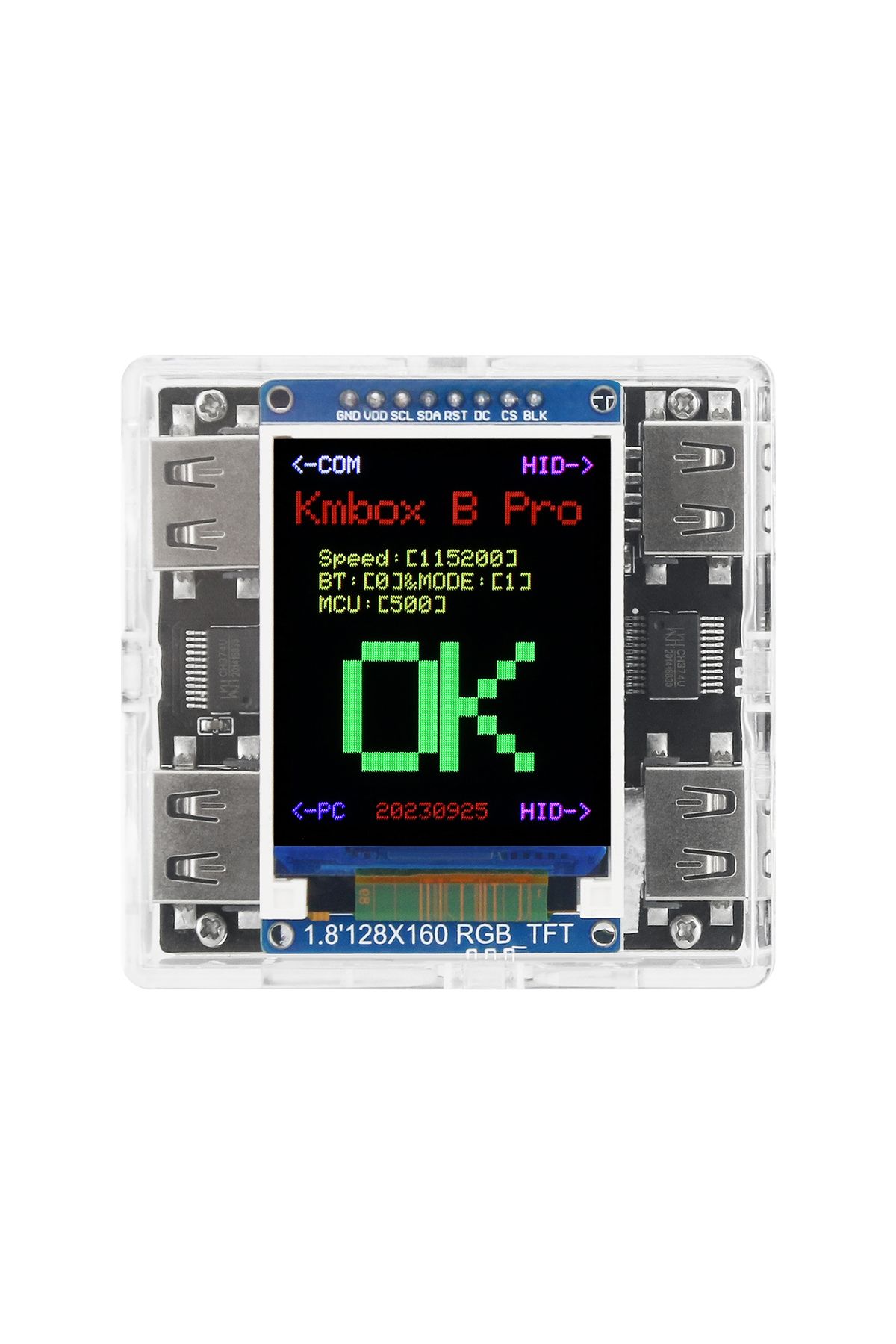 Choice-HamGeek Kmbox B+ (Pro) Keyboard Mouse Controller Keyboard Mouse Macro with Screen for DMA and Dua... 3