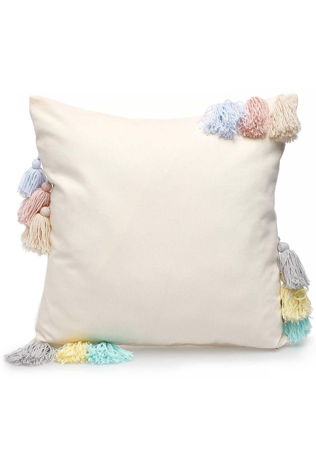 Aisha's Design-Colorful Knitted Striped Throw Pillow - Cover K-197 6