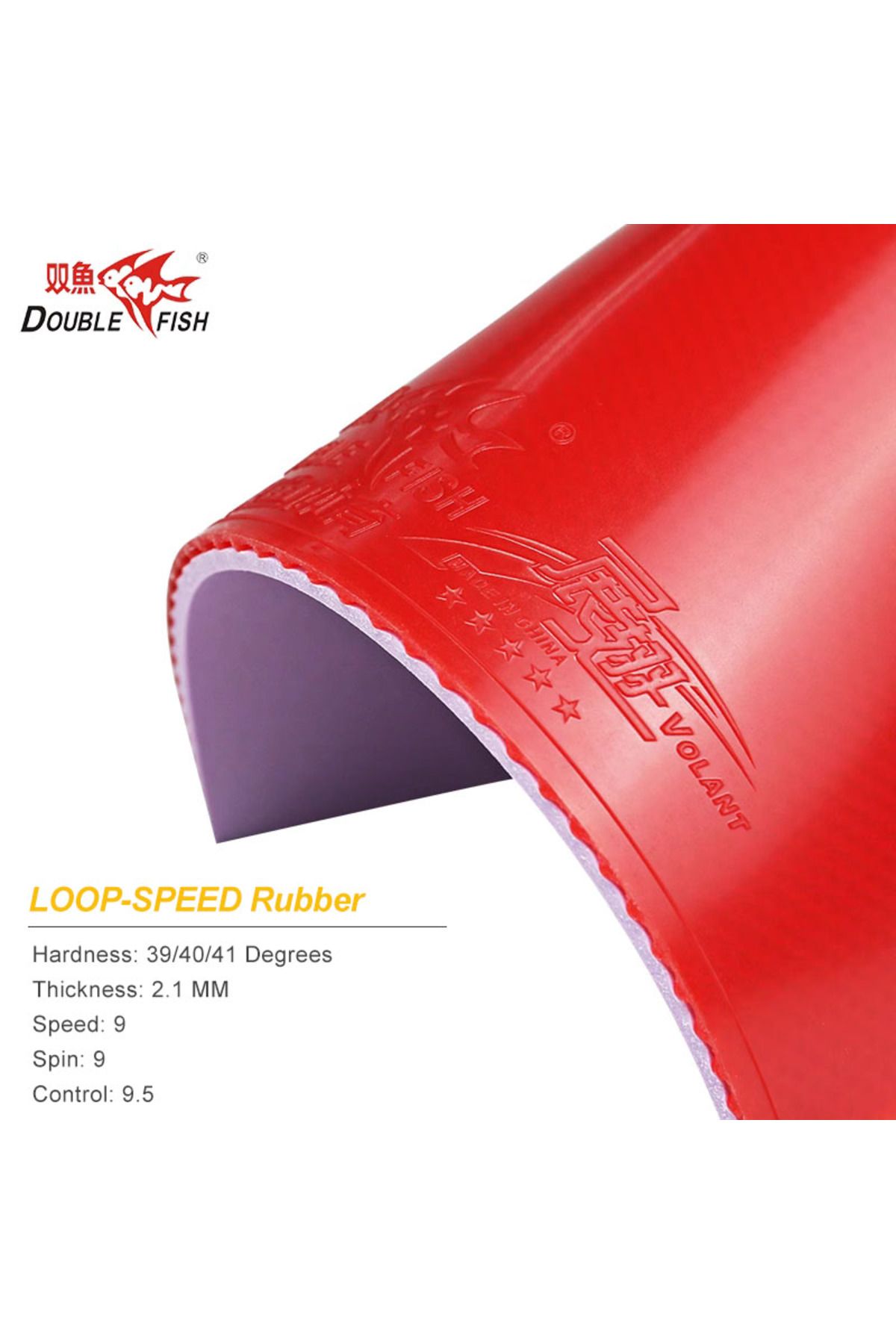 Choice-DOUBLE FISH VOLANT-Pheonix Table Tennis Rubber for Loop with Fast Attack Ping Pong Rubber with Pr... 4