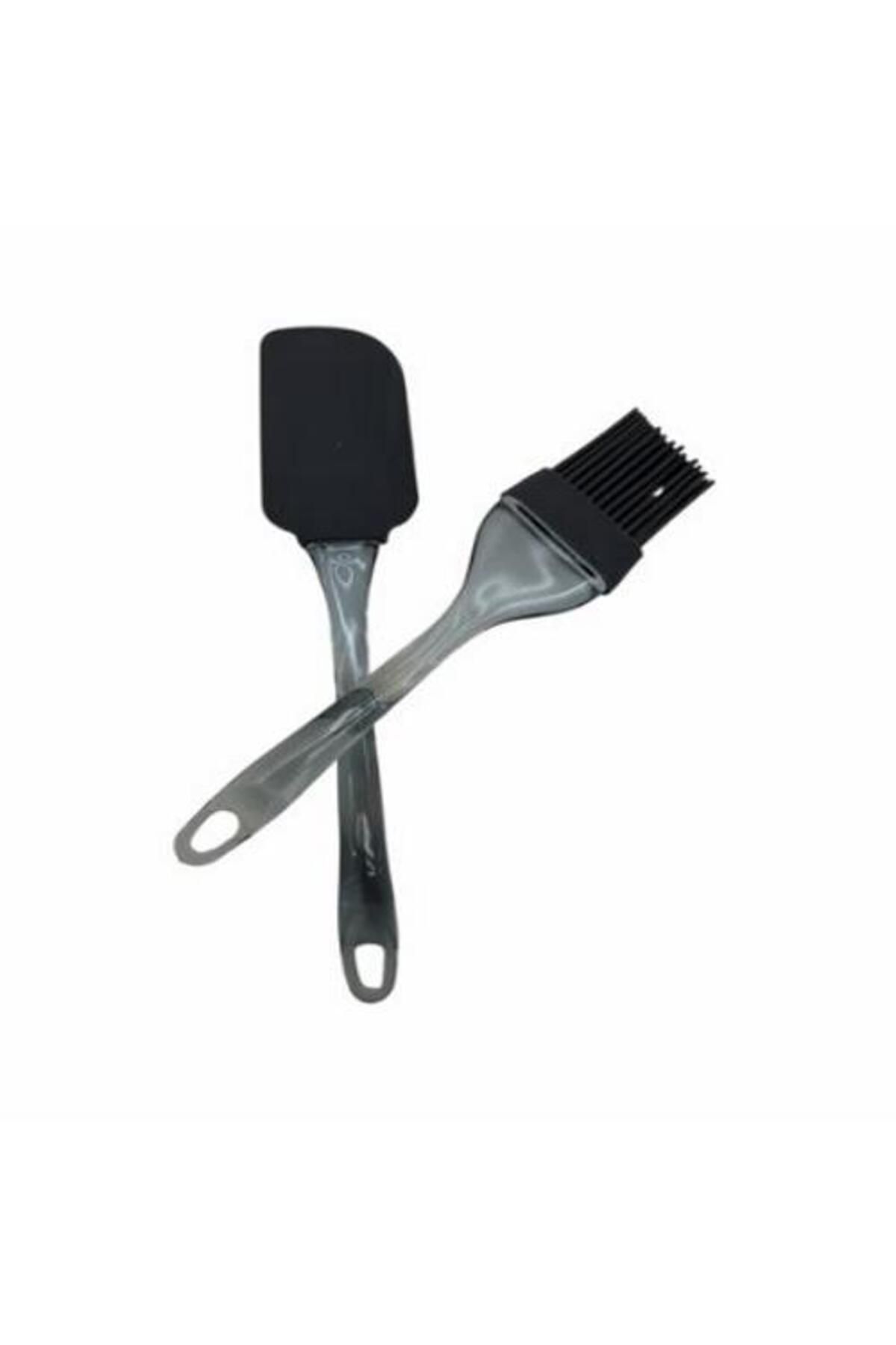 Pastaland Hamur / Yumurta Fırça Spatula Saydam Takım