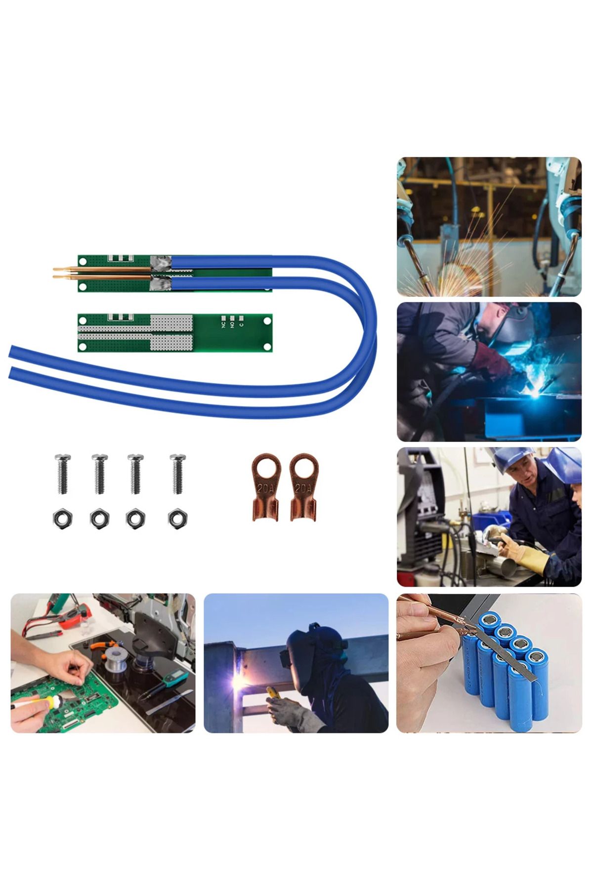 Choice-Spot Welding Pen Handheld Welding Needle Adjustable Multifunctional DIY Solder Pin Antioxidant Fi... 3