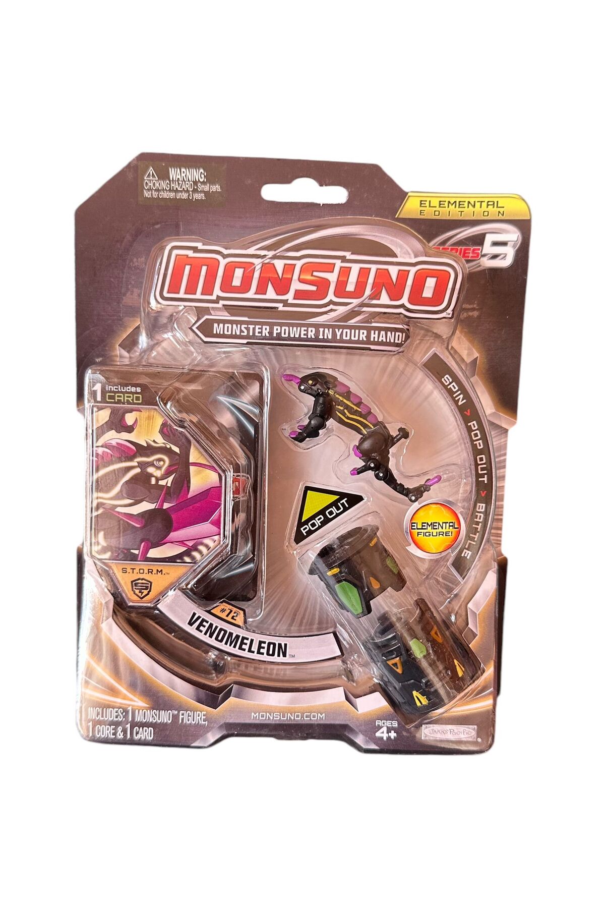 Monsuno Orijinal Monsuno Figür Venomelon 1 Figür,1 Kart,1