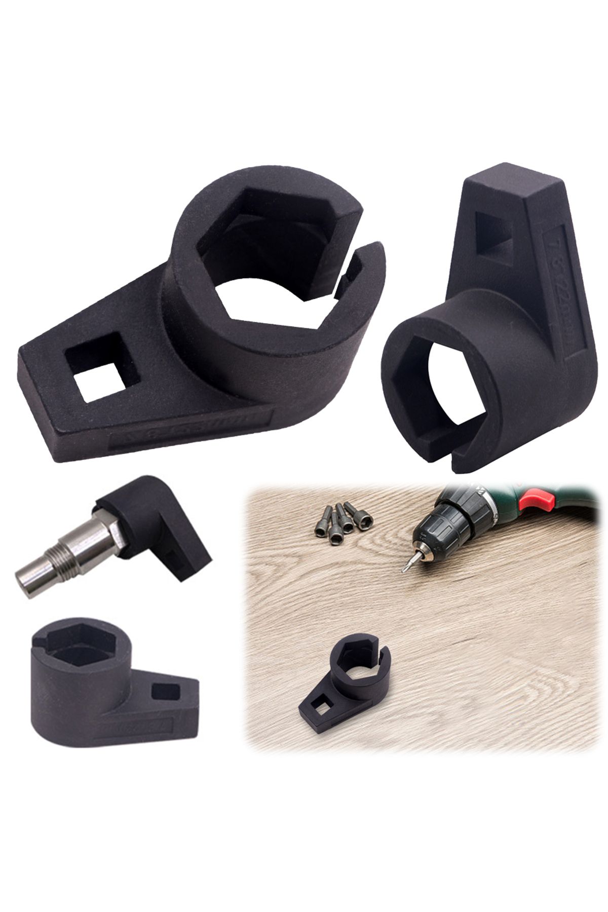 APWIKOGER-7/8 Inch/22mm Offset Oxygen Sensor Socket Wrench 3/8inch Drive O2 Remover Tool O2 Sensor Socket A... 7