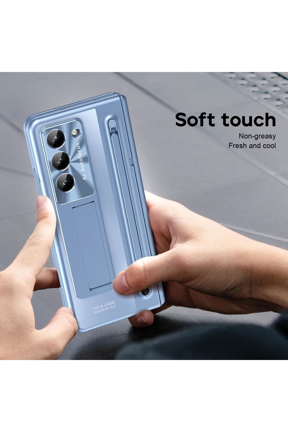 Choice-With Touch Pen Tempered Glass Film Stand Fold Phone Cover for Samsung Galaxy Z Fold 6 5 4 5G 360 ... 6