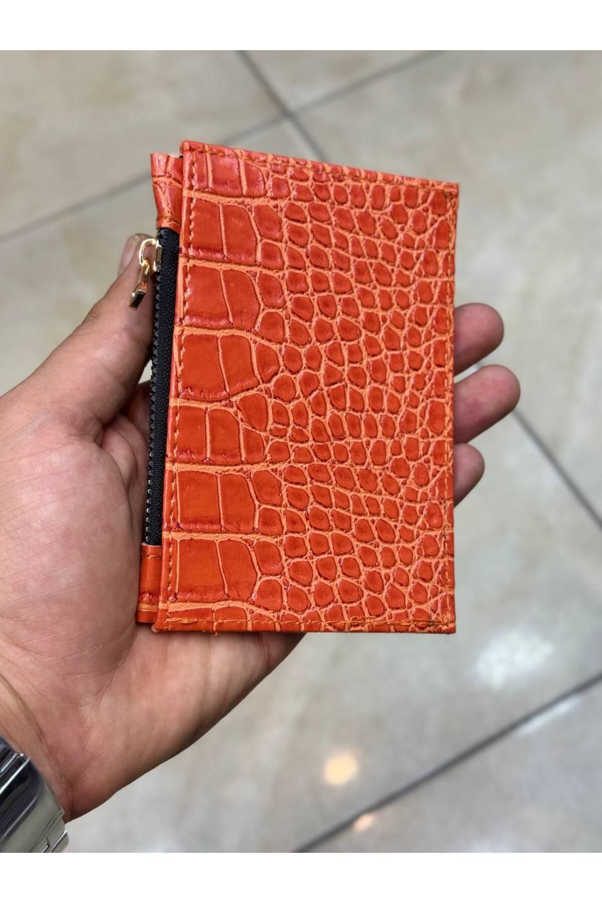 lizzabel-Crocodile Patterned Card Holder Wallet 5