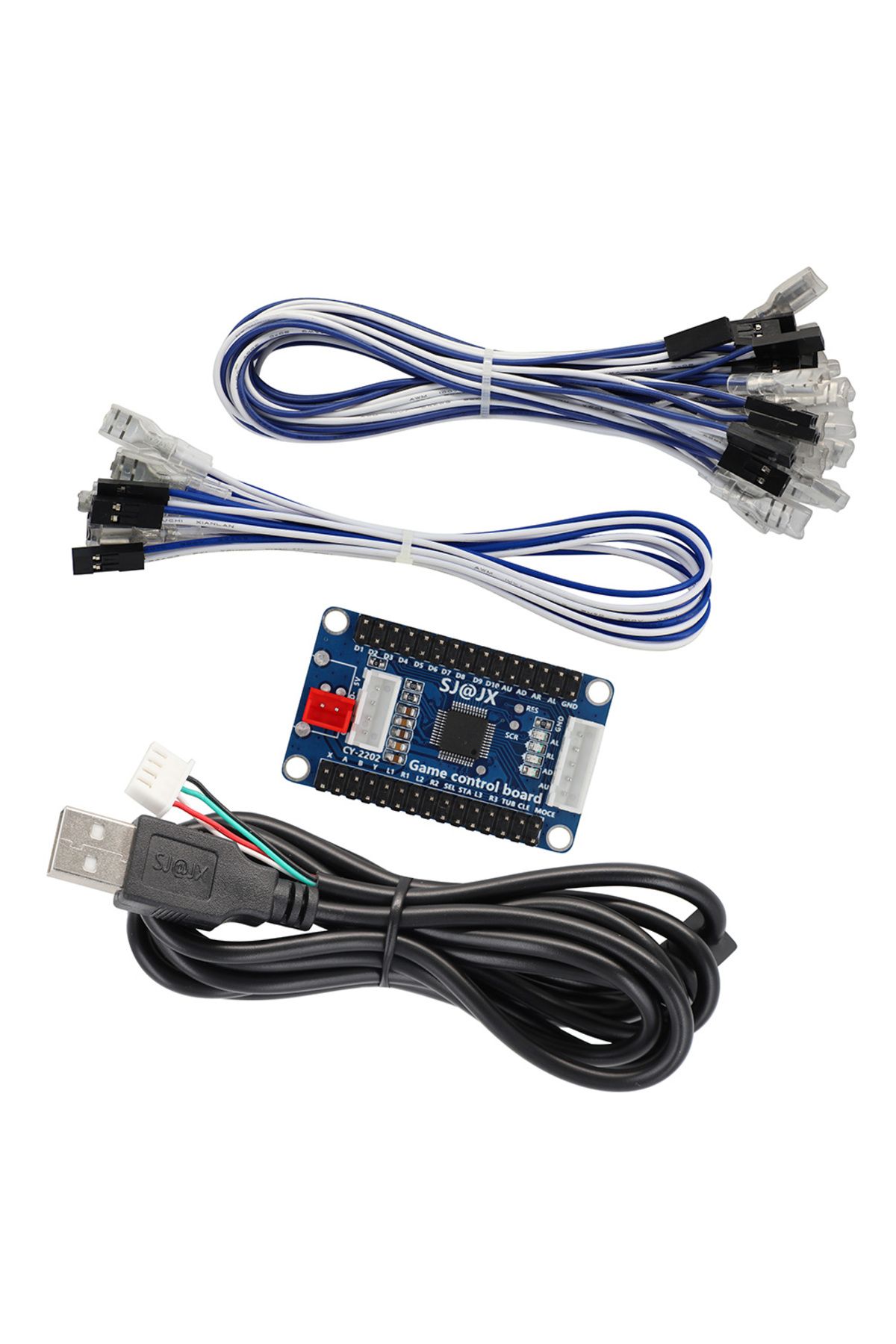 Choice-DIY Zero Delay Arcade USB Encoder Board, Support PC, PS3 Raspberry Pi, Android, Hitbox with SANWA... 3
