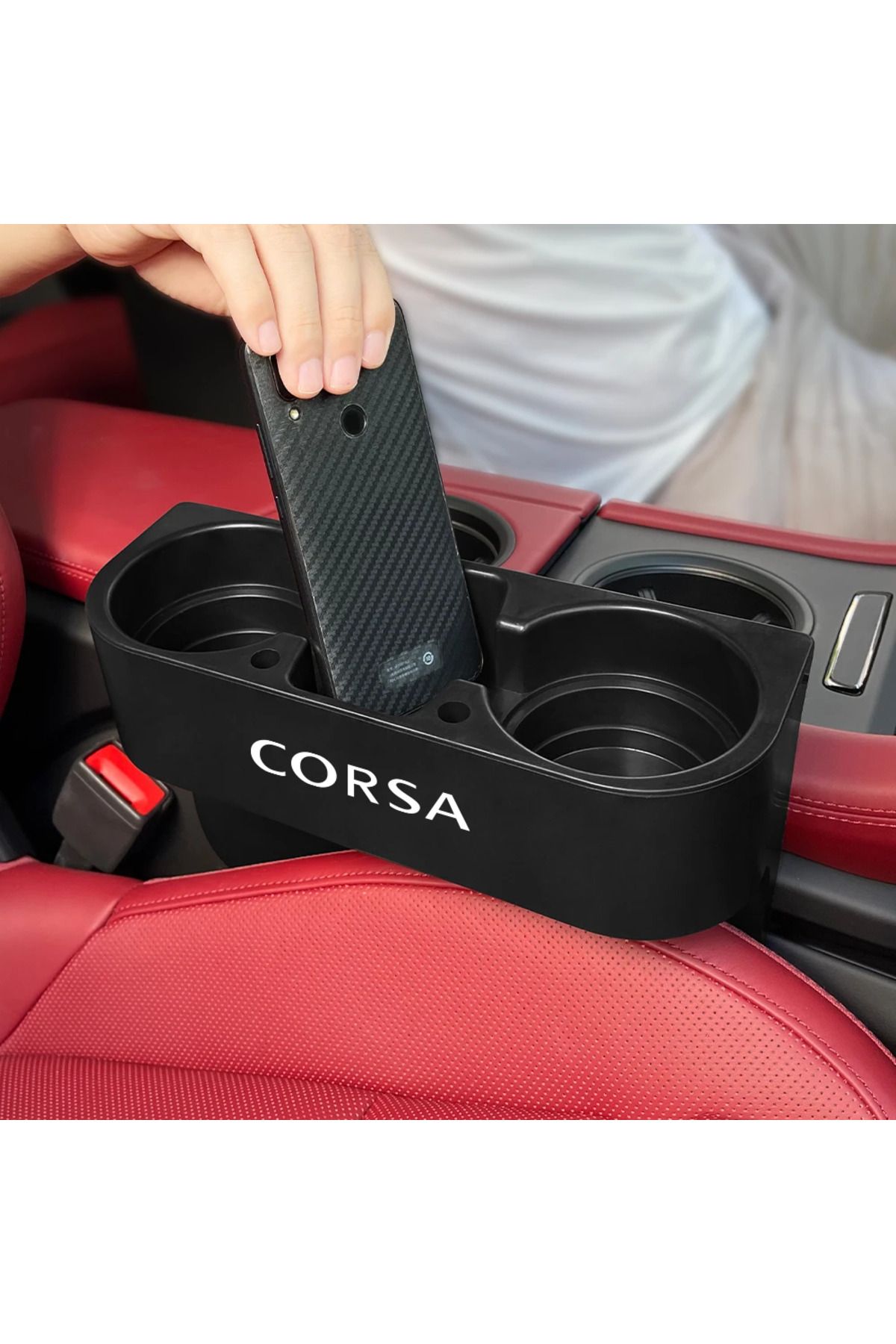 Choice-Car Seat Slot Storage Box Accessories For Opel Corsa C D E F A B Gsi 1.6T OPC Line 1.4T Turbo Cor... 3