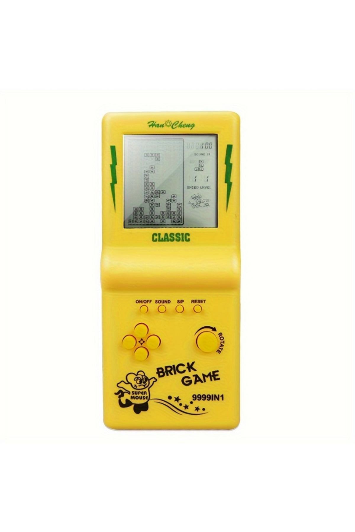 Choice-Vintage brick game console handheld puzzle games nostalgic retro pocket game device plastic mat... 7