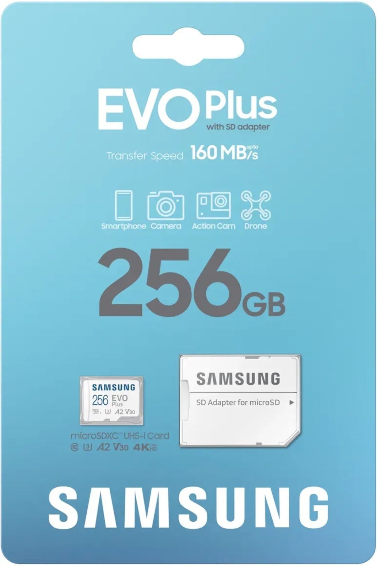 Samsung-Evo Plus 256Gb - 130Mb/S Micro Sdhc Memory Card 7