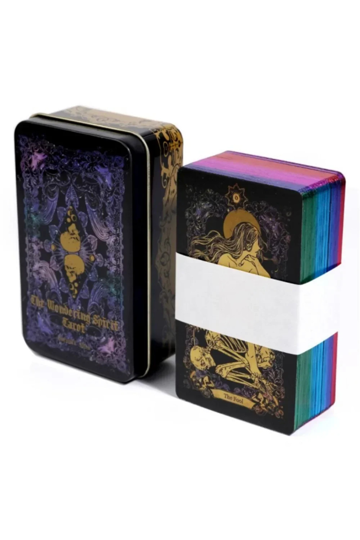 JIMMYTU-High-Quality Tin Box Packing The Light Seers Tarot Card And Adventur Time Tarot Fate Divination F... 6