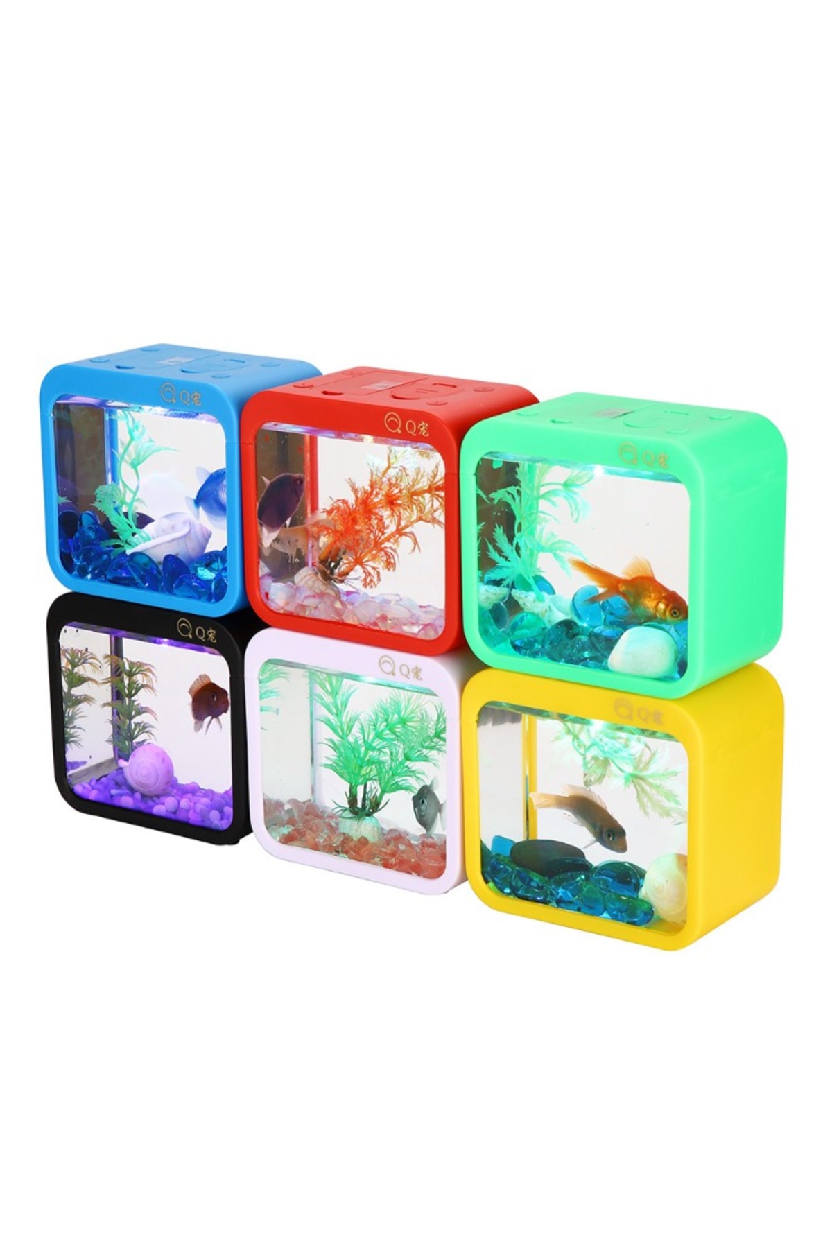 Choice Colorful Creative Betta Box With Light, Dry Cell Battery (Not ...