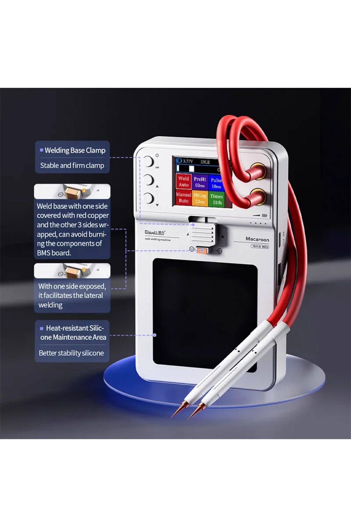 Choice-Spot Welder QianLi Macaron 2S/Max Portable Spot Welding Machine Double Pulse Adjust Battery Flex ... 7