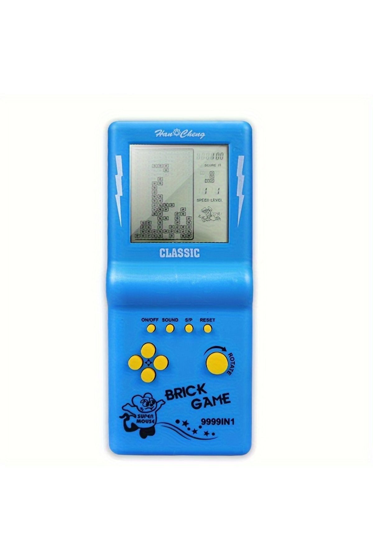 Choice-Vintage brick game console handheld puzzle games nostalgic retro pocket game device plastic mat... 6