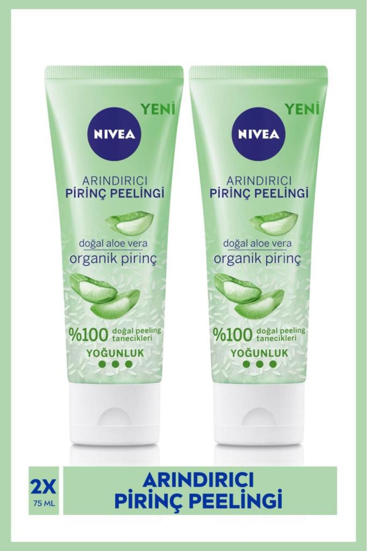 NIVEA Arındırıcı Organik Pirinç Peeling 75 ml X2