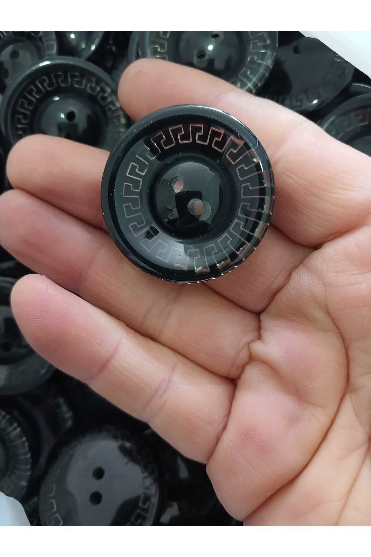 karasu spot Düğme 100 adet 3 cm palto kaban pardesü vs düğmesi plastik