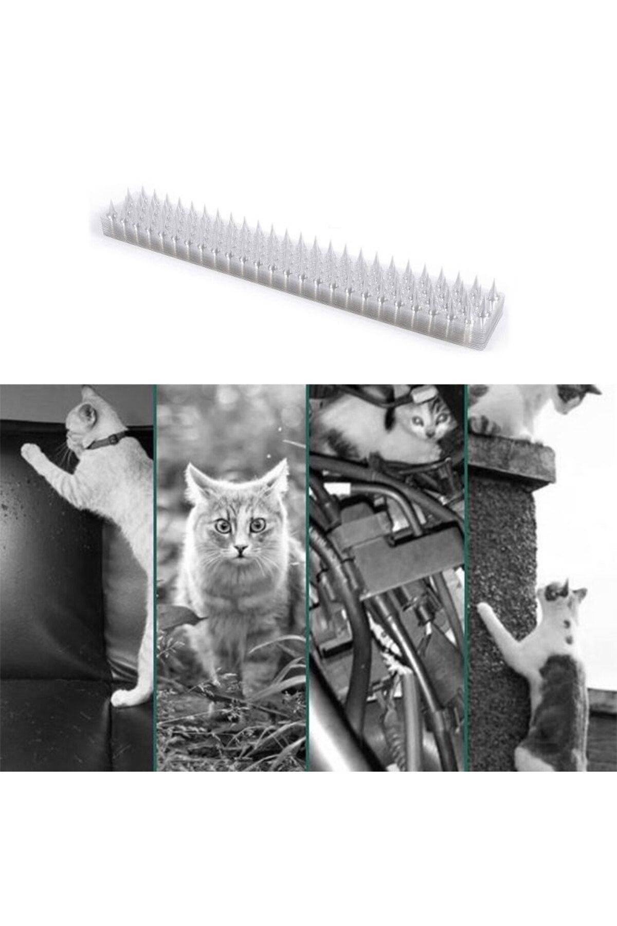 Choice-1Pcs Fence Wall Spikes Cat Animal Repellent Plastic Anti Theft Deterrent For Garden Fences Invade... 2