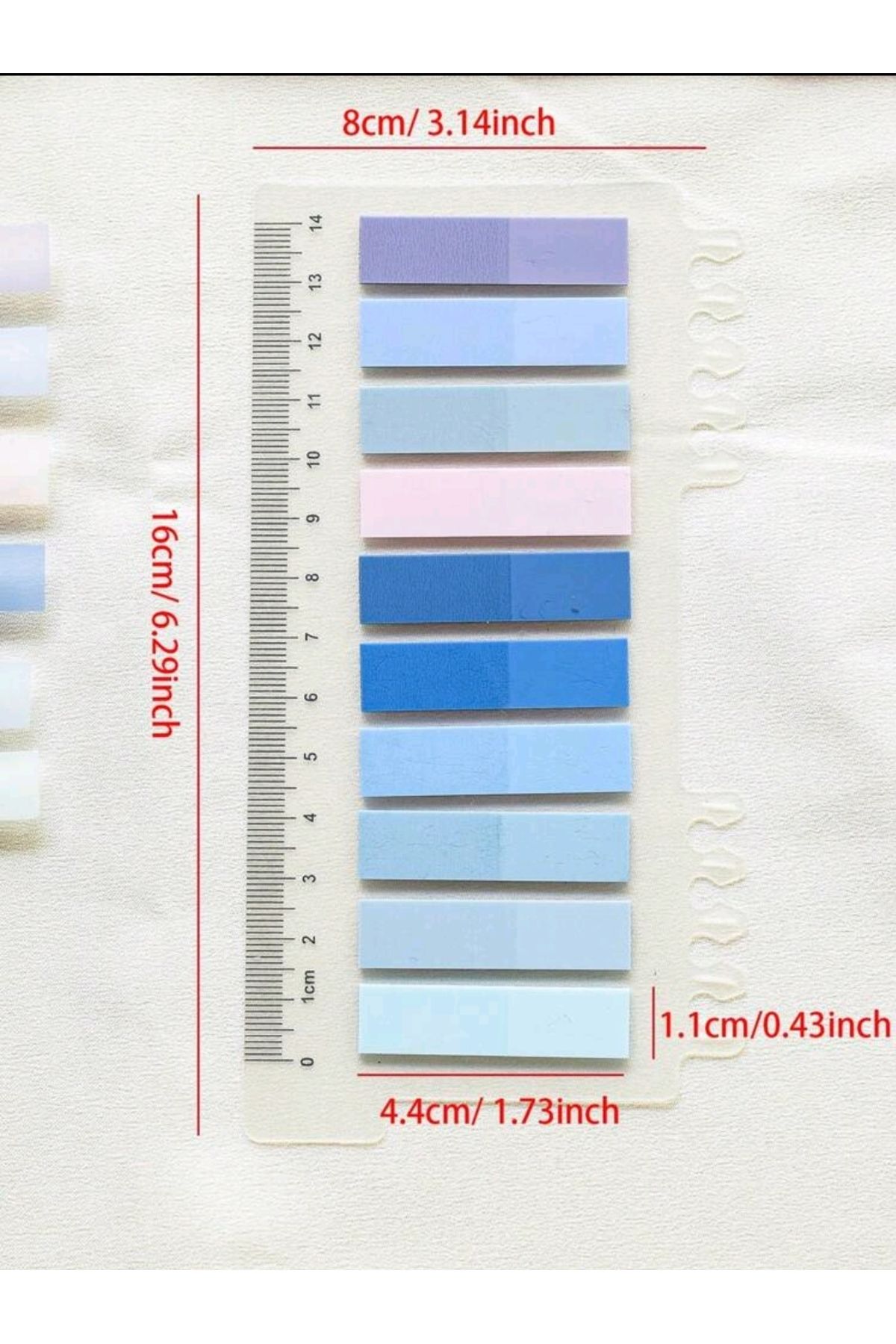 Mansura-200 Sheets Post-It Adhesive Note Paper - Index Sticker Index 3