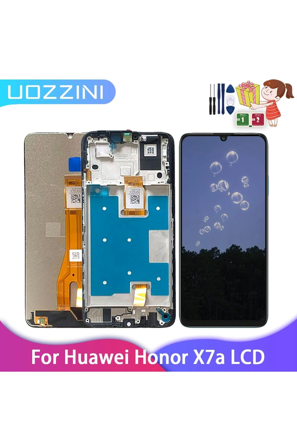 Choice-6.75" For Huawei Honor X7a LCD RKY-LX2 Touch Screen X7A Display Screen Digitizer Replacement Part... 2