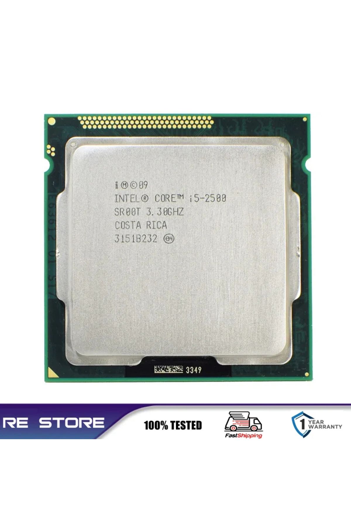 Intel-Intel Core i5 2500 3.3GHz Quad-Core LGA 1155 cpu processor 1
