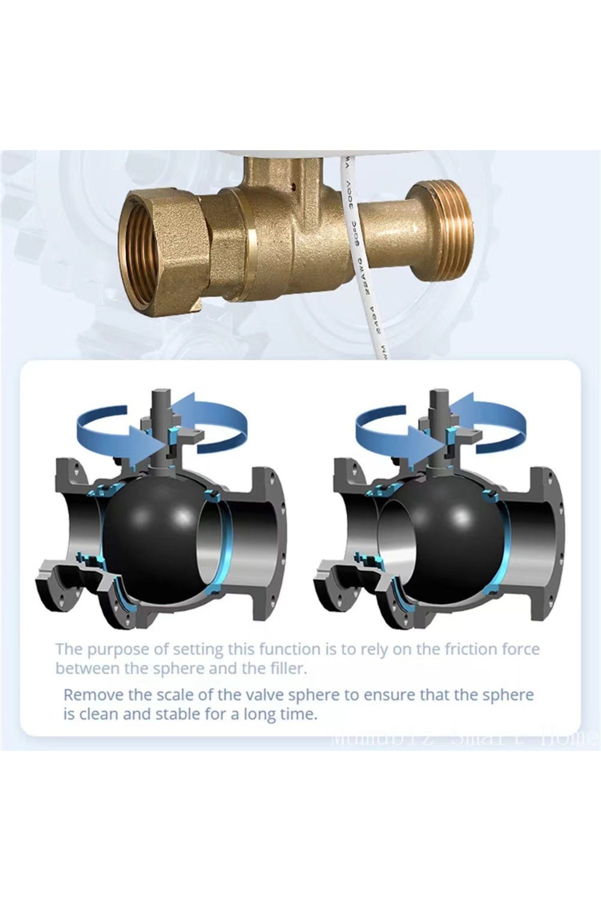 Choice-eWelink APP WiFi Smart Valve DN15 DN20 DN25 Smart Timing Shut off/on Automated Ball Valve Wireles... 7