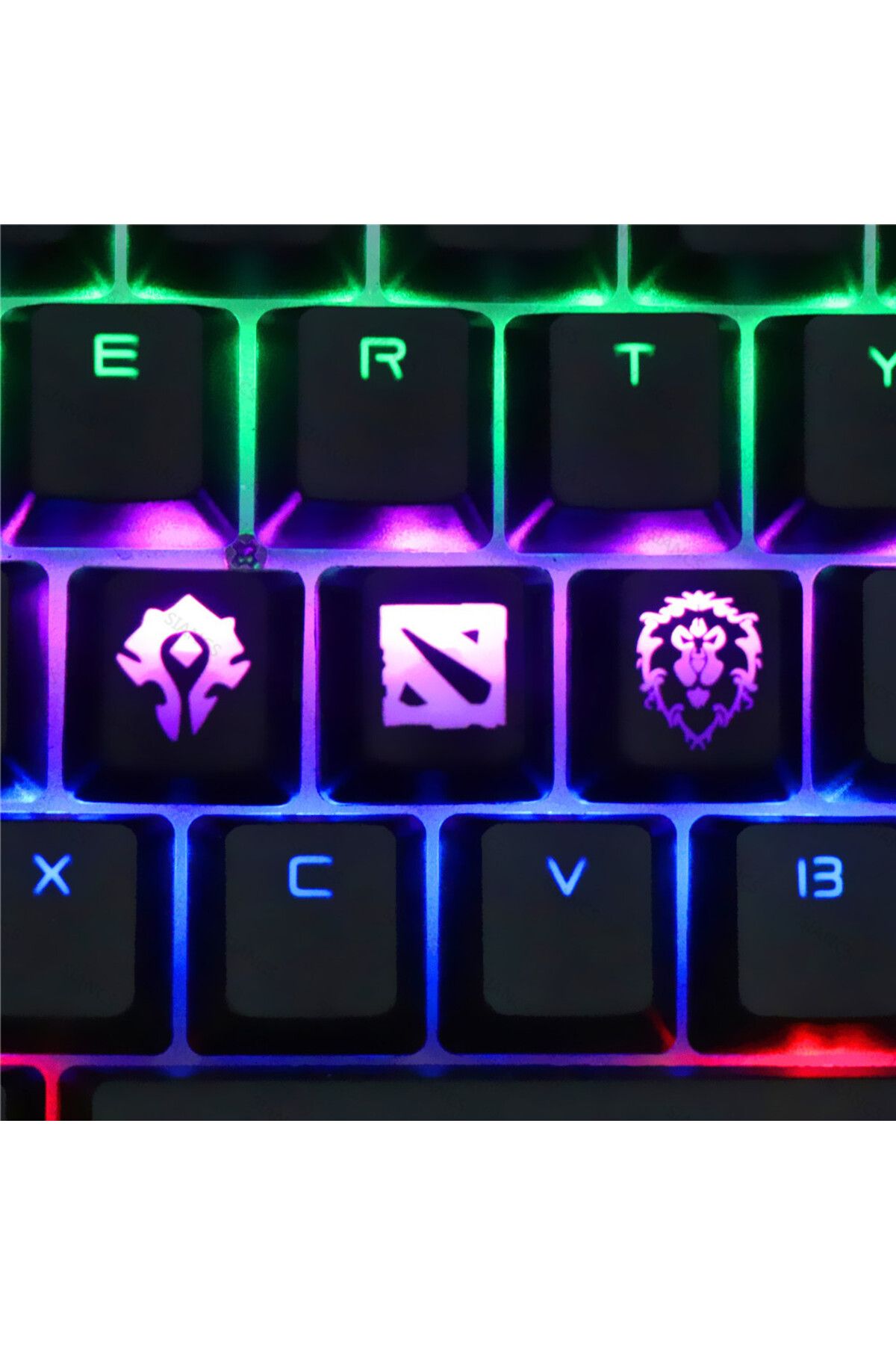 Choice-CS GO Gaming Keycaps Custom ABS Backlit Keycap For World Of Warcraft DOTA Gaming Key Caps For Mec... 5