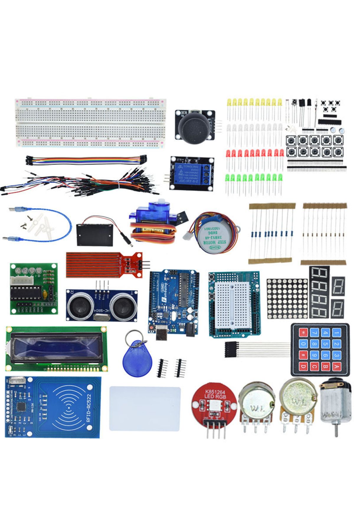 Choice-Starter Kit for Arduino Uno R3 - Uno R3 Breadboard and holder Step Motor / Servo /1602 LCD / jump... 4