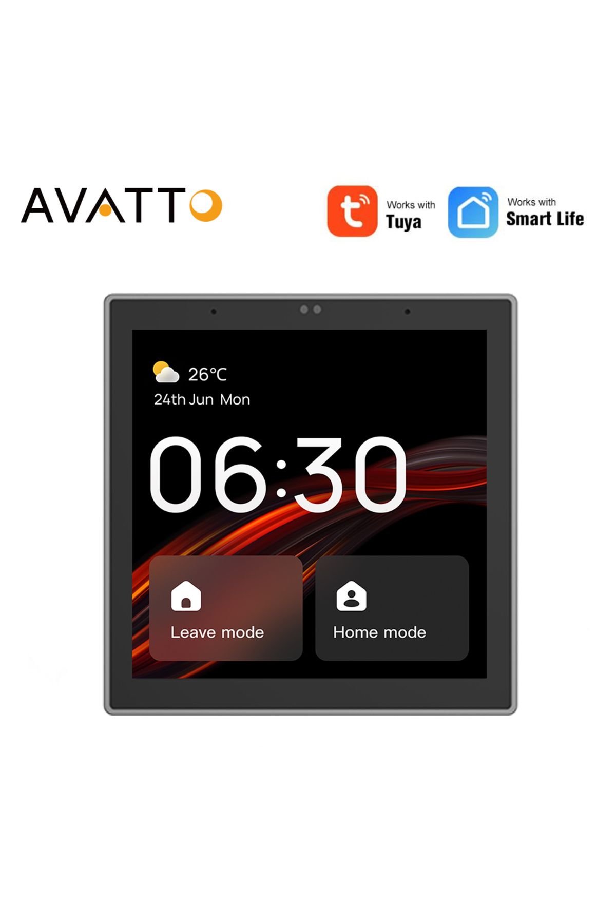 Choice-AVATTO Smart 4 Inch Multi-functional Control Panel,Tuya Touch Screen Switch Control Smart Home Ce... 2