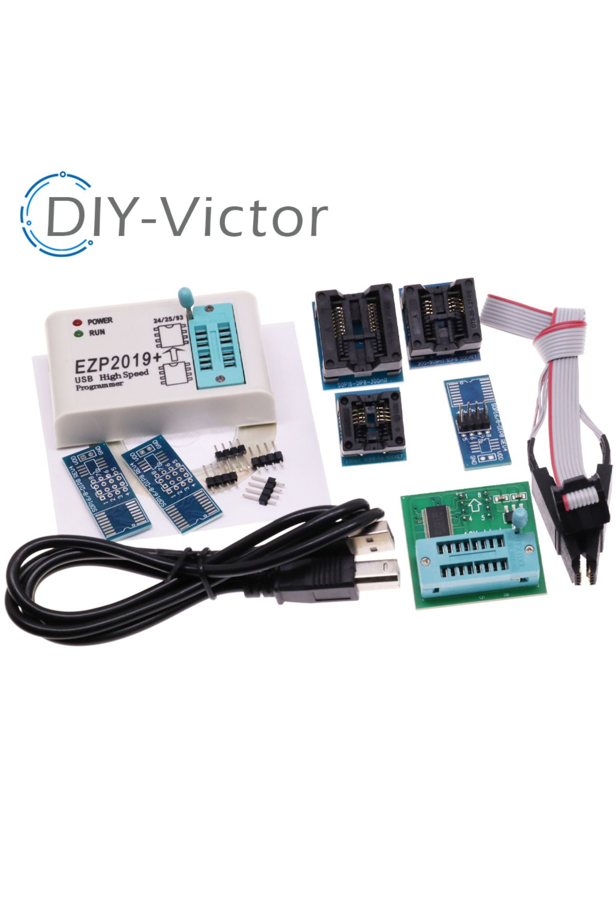 Choice-EZP2019 EZP2019+ USB High-speed SPI Programmer Support24 25 93 EEPROM 25 Flash BIOS Chip+5 Socket... 4