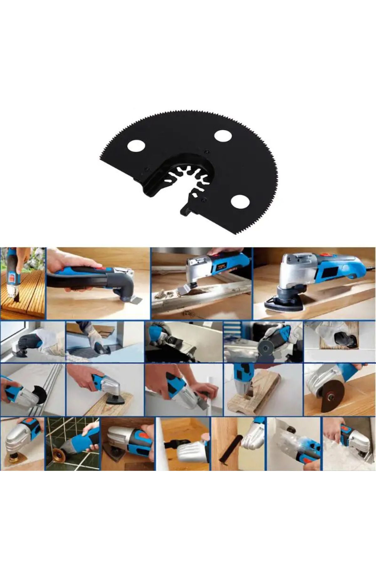 Shunmaii-88mm Semi Circular HCS Segment Saw Blade Oscillating Multifunction Tools Multimaster Fein Dremel ... 4