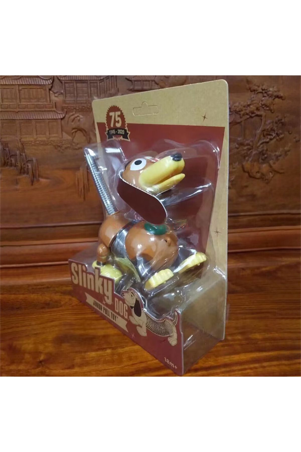 Miniso-with box Authentic Disney Pixar Toy Story 4 Elastic Puppy Shepherd Action Doll Handmade Toy Puppy An 3
