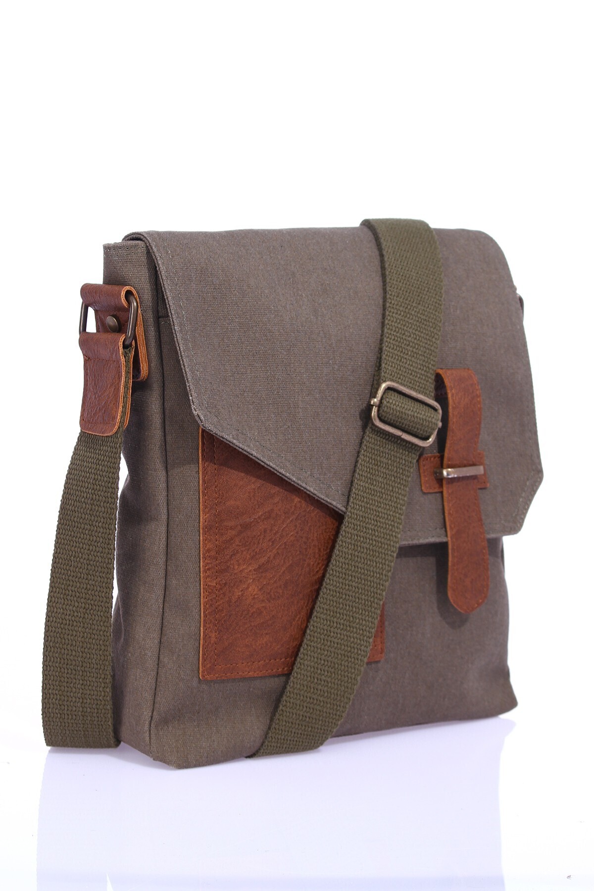 Fiyaka-GK62 Canvas Messenger Bag - Multi-Compartment, Universite Daily Bag, MacBook Tablet Bag 1
