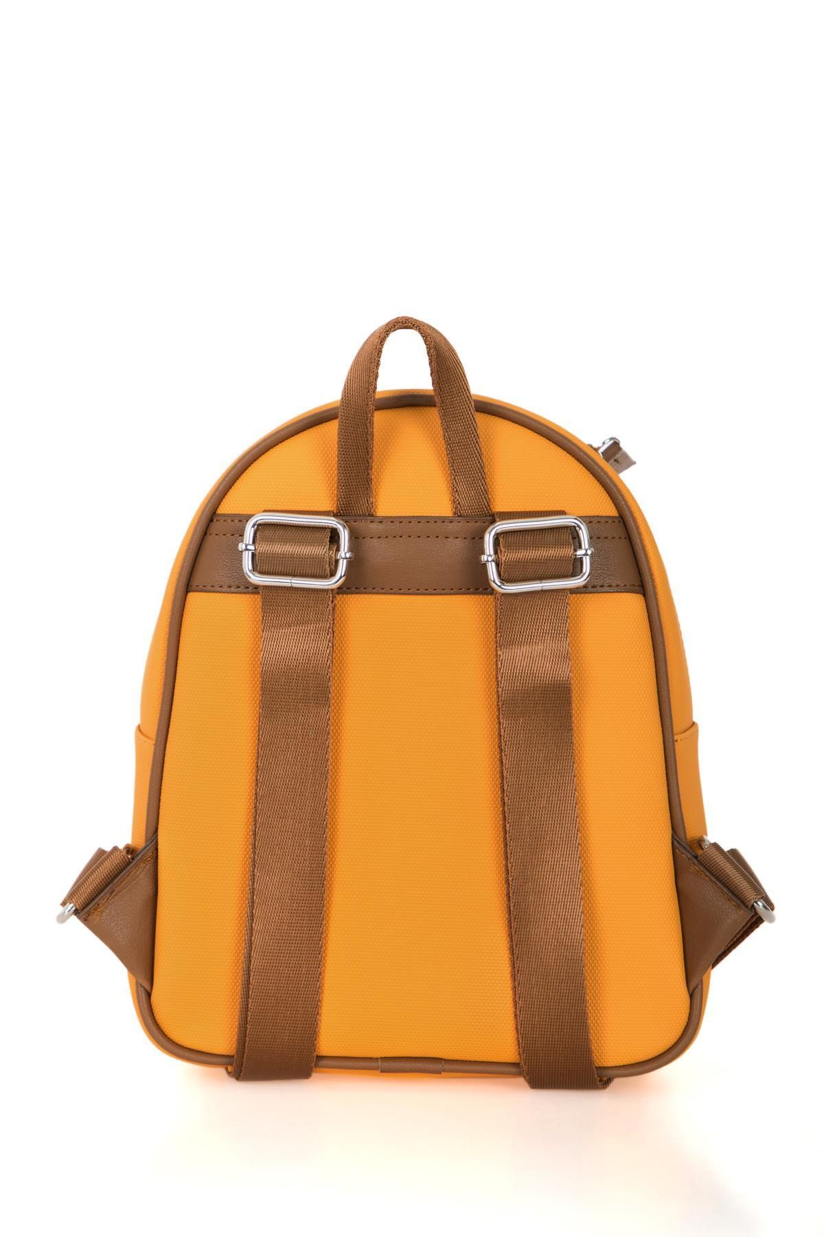 Beverly Hills Polo Club-Rucsac pentru femei Mustard 05BHPC8028 4