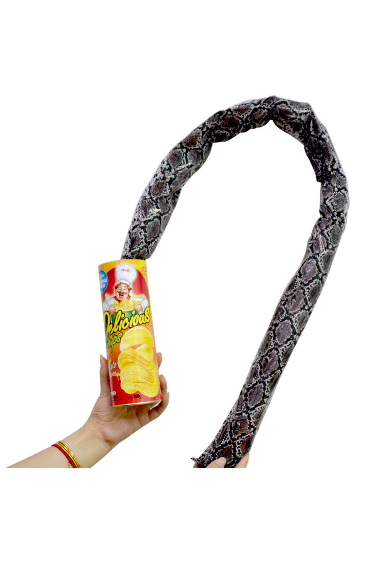 Choice-Halloween  Potato Chips Cans Snake Tricks Joke Scary Fries Play Fun Toys 4