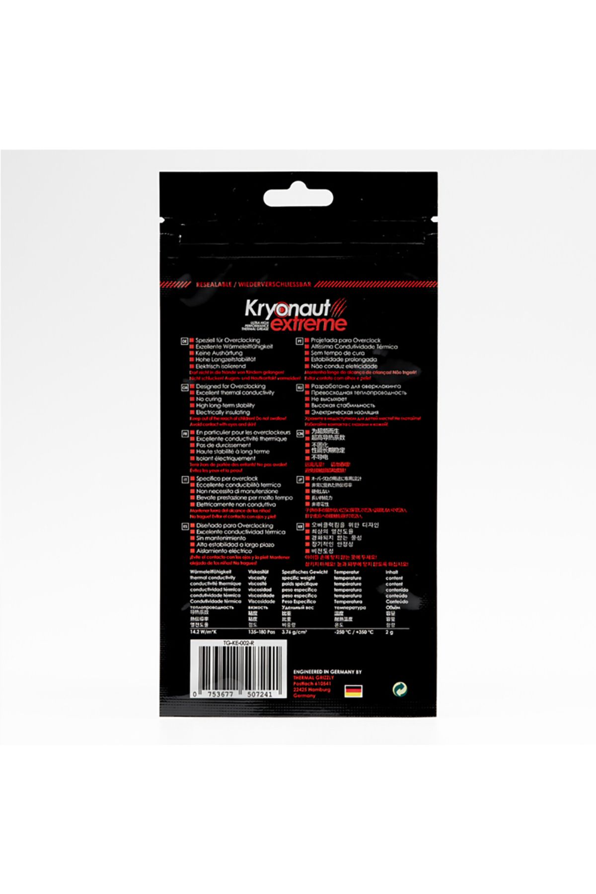 Choice-Thermal Grizzly Kryonaut Extreme Thermal Grease 2g/33g 14.2W/MK CPU/GPU Cooler Large Capacity Com... 6