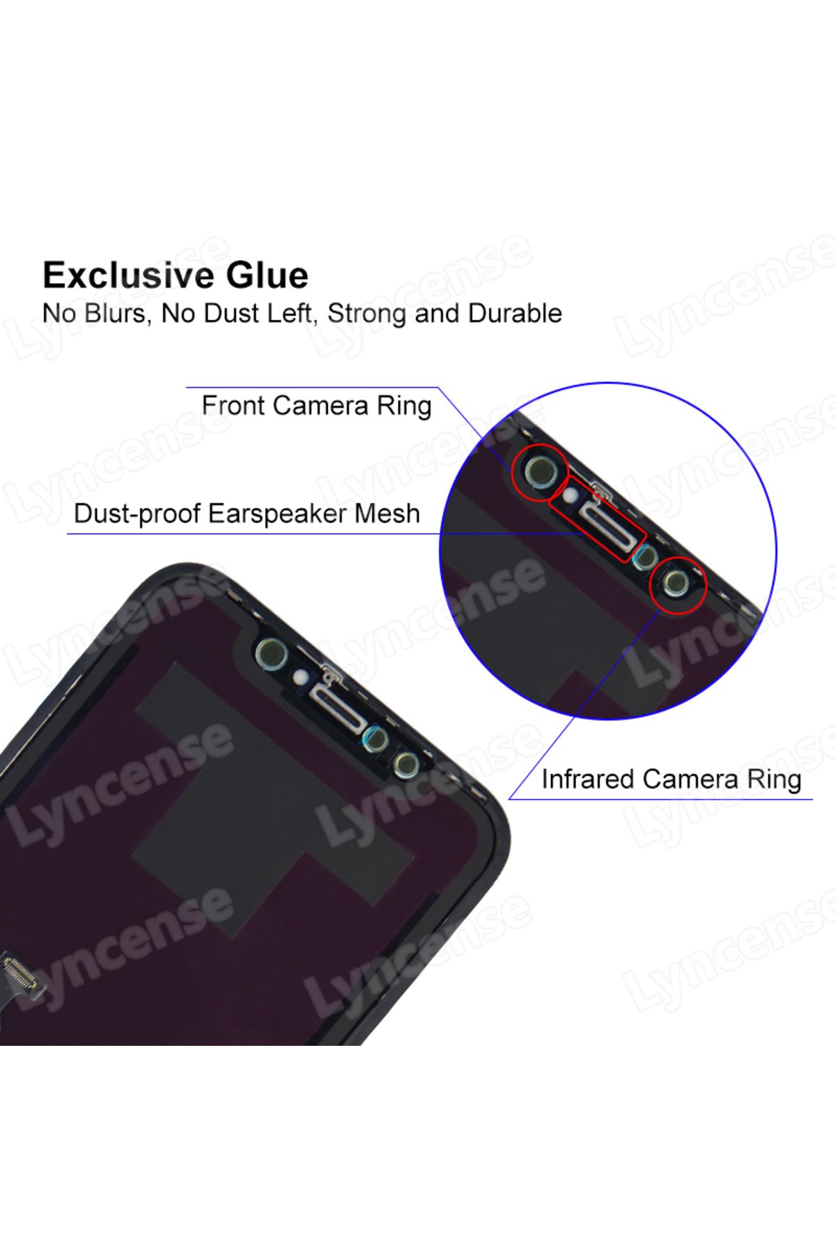 Lyncense-6.1" INCELL Screen For iPhone XR Display Digitizer Assembly LCD Replacement Pantalla iPhone LCD S... 5