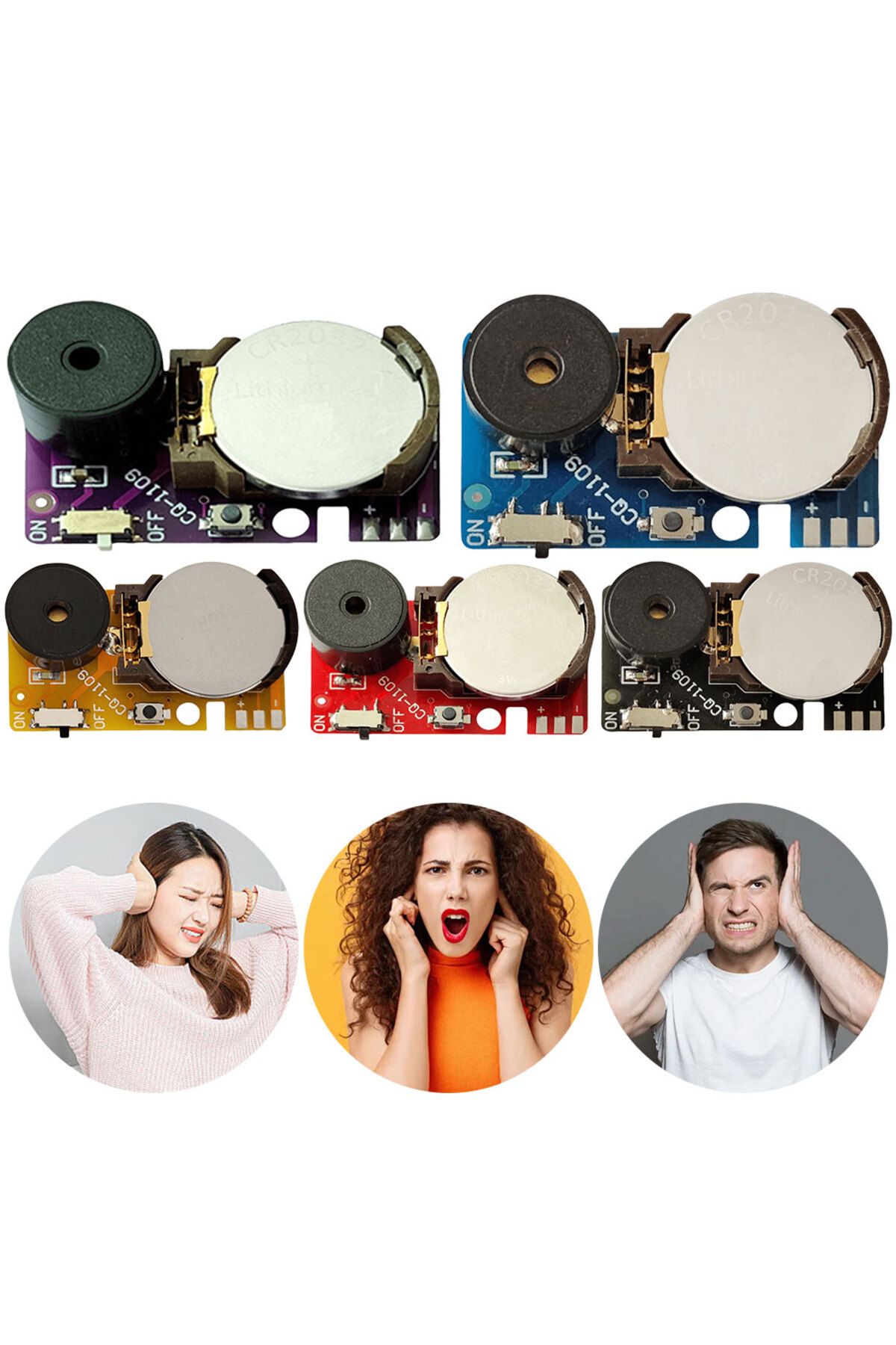 APWIKOGER-1/5/10PCS Hidden Prank Cricket Noise Maker PCB Beeping Sound Intervals Noise Annoying Noise Maker... 3