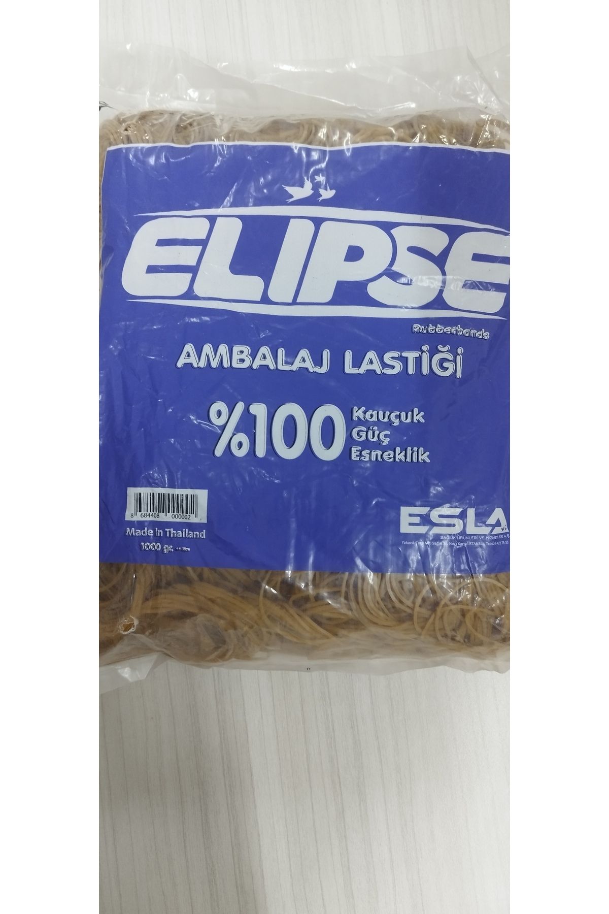 Elipse Para lastiği, toka lastiği %100 kauçuk, güç, esneklik 1 kg