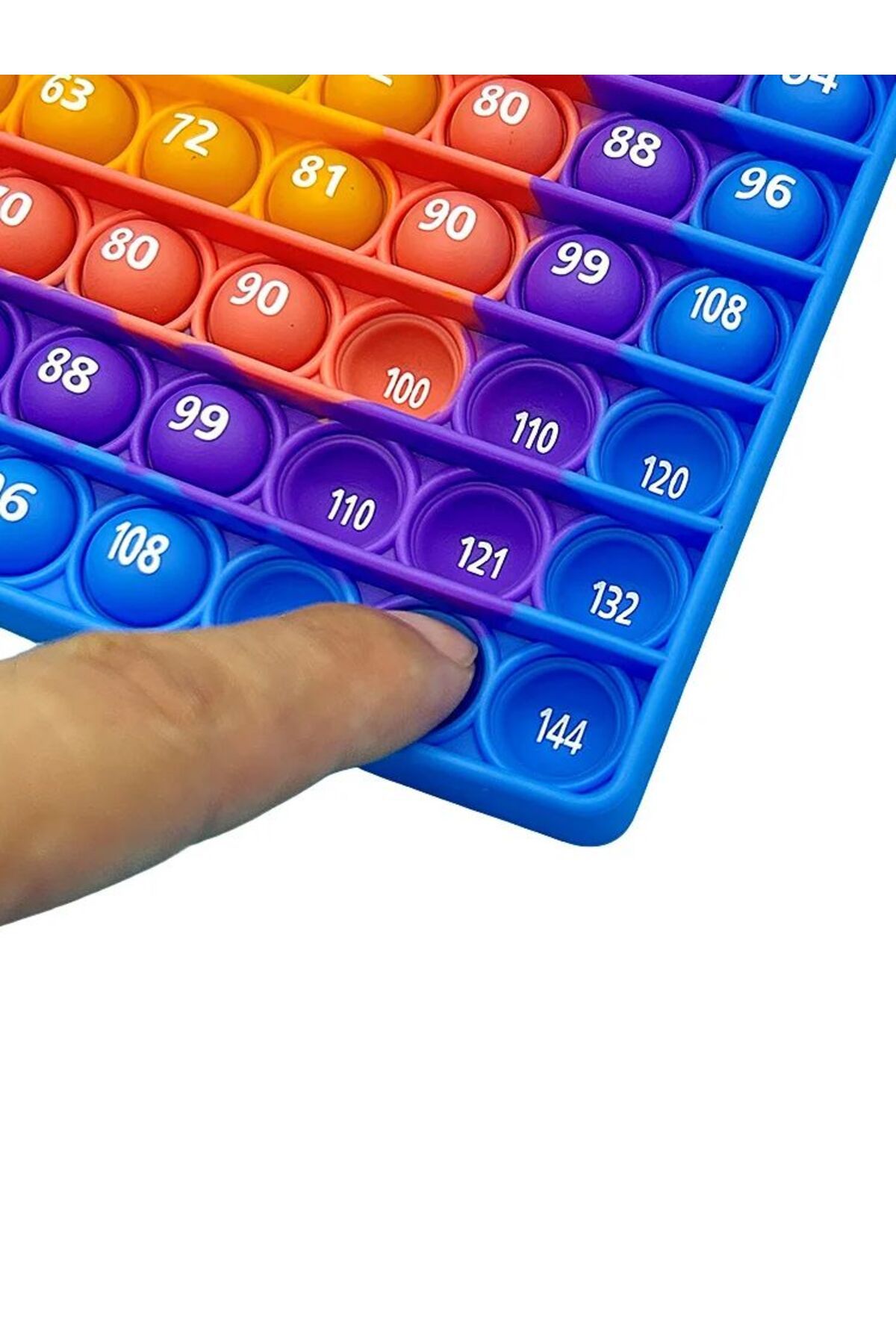 Choice-Multiplication 12x12 Addition 12+12 Math Games Board, Quick Push Pop Montessori Educational Teach... 8