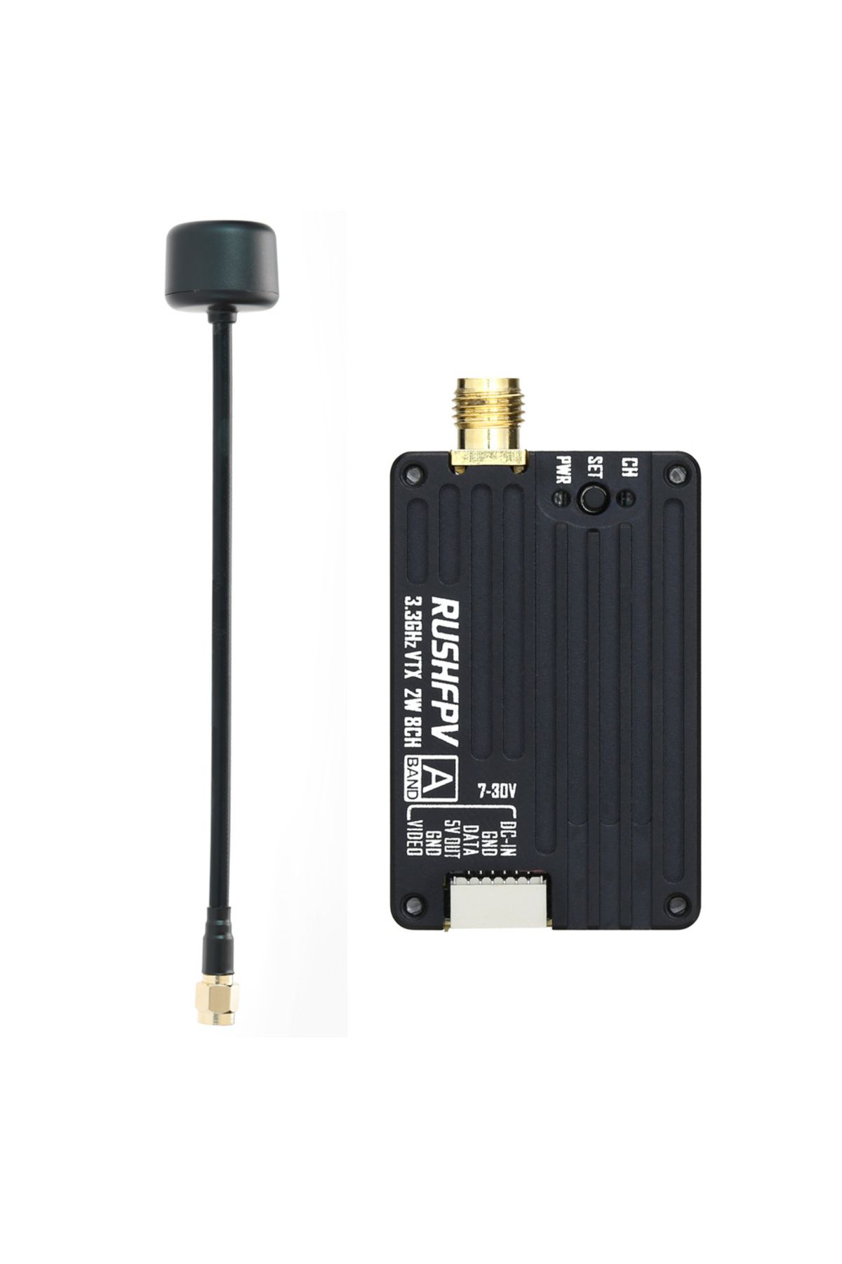 Choice-RUSHFPV 3.3G 2W VTX Transmitter FPV Transmitter Receiver DVR Module with Card Recording For RC Lo... 3
