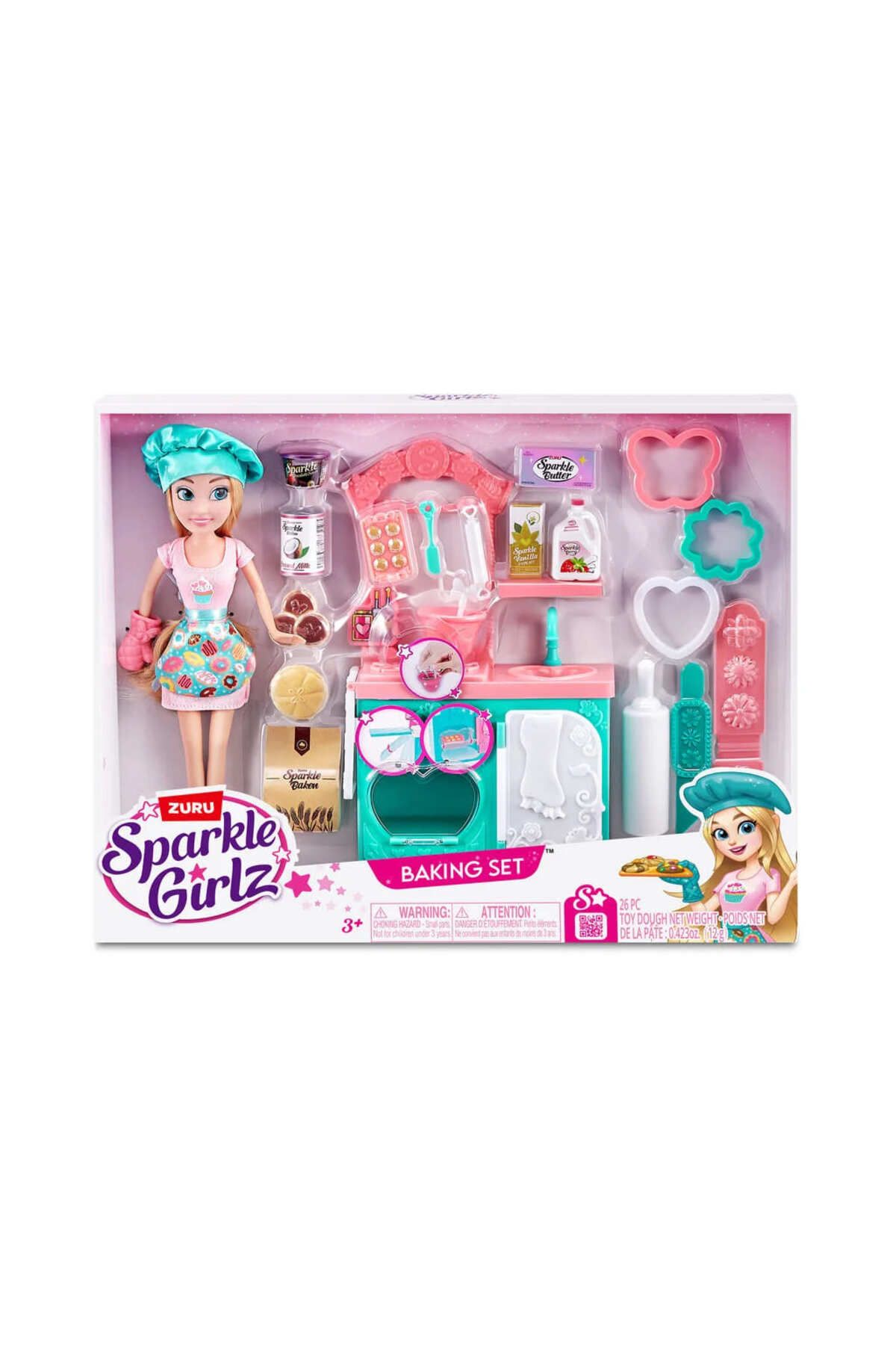 NECO TOYS Sparkle Girlz Aşçı Bebek Oyun Seti 27 cm 100183