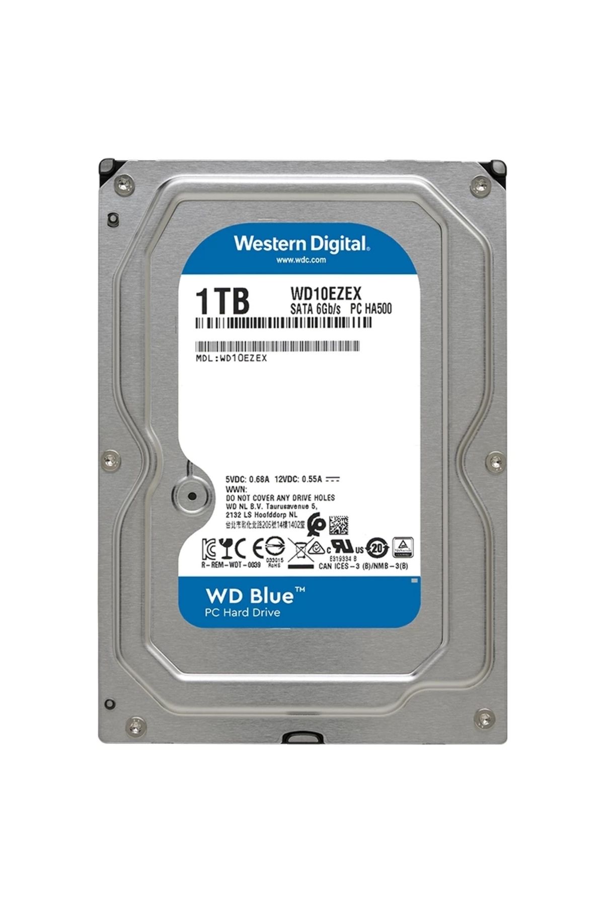 WD-قرص صلب WD Blue سعة 1 تيرابايت Sata Iii بسرعة 6 جيجابت/ثانية وقياس 3.5 بوصة للكمبيوتر المكتبي 2