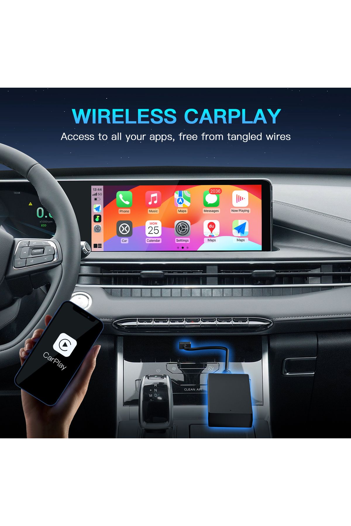 Choice-Carbit link Smartlink Phonelink Easy to connect wireless CarPlay Android Auto adapter Suitable fo... 3