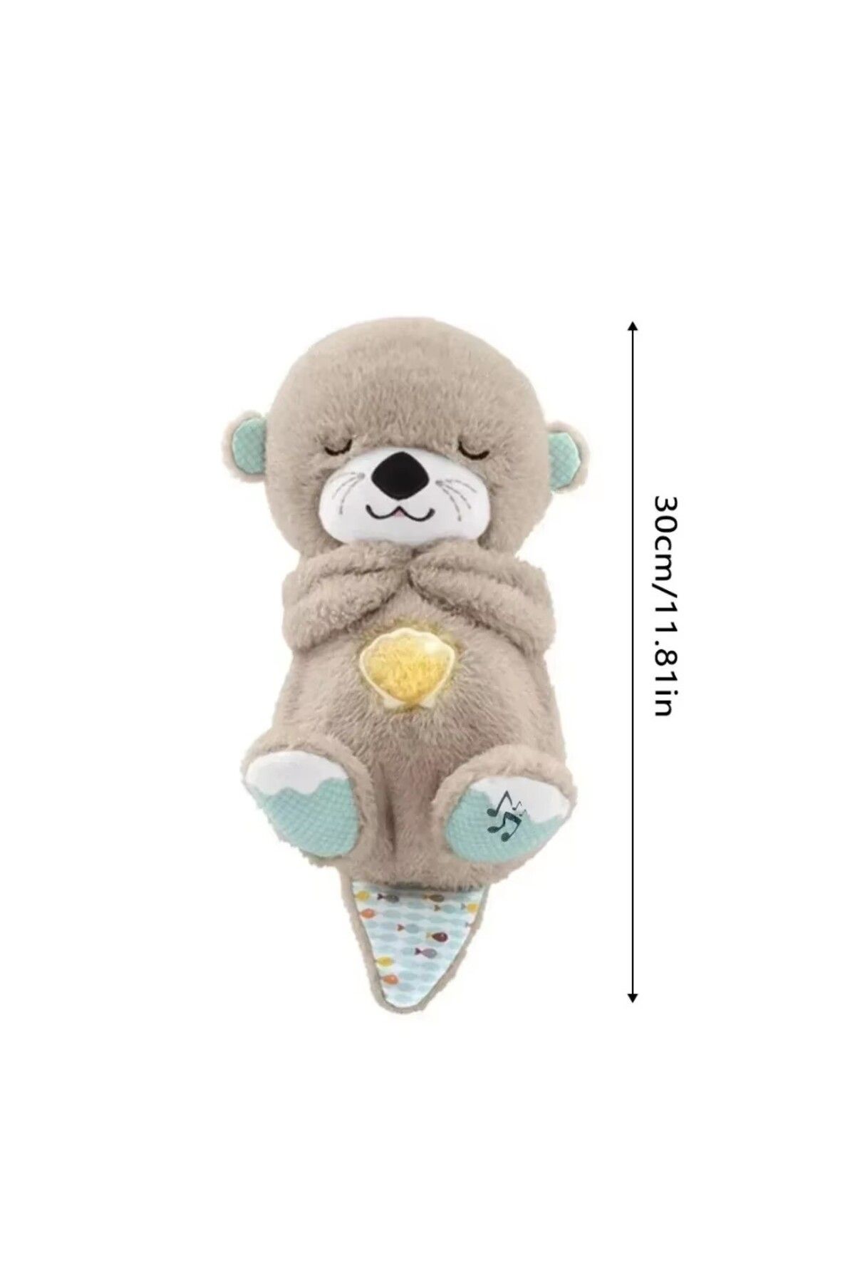 Choice-Breathing Otter Sleep and Playmate Otter Musical Stuffed Baby Plush Toy with Light Sound Newborn ... 1