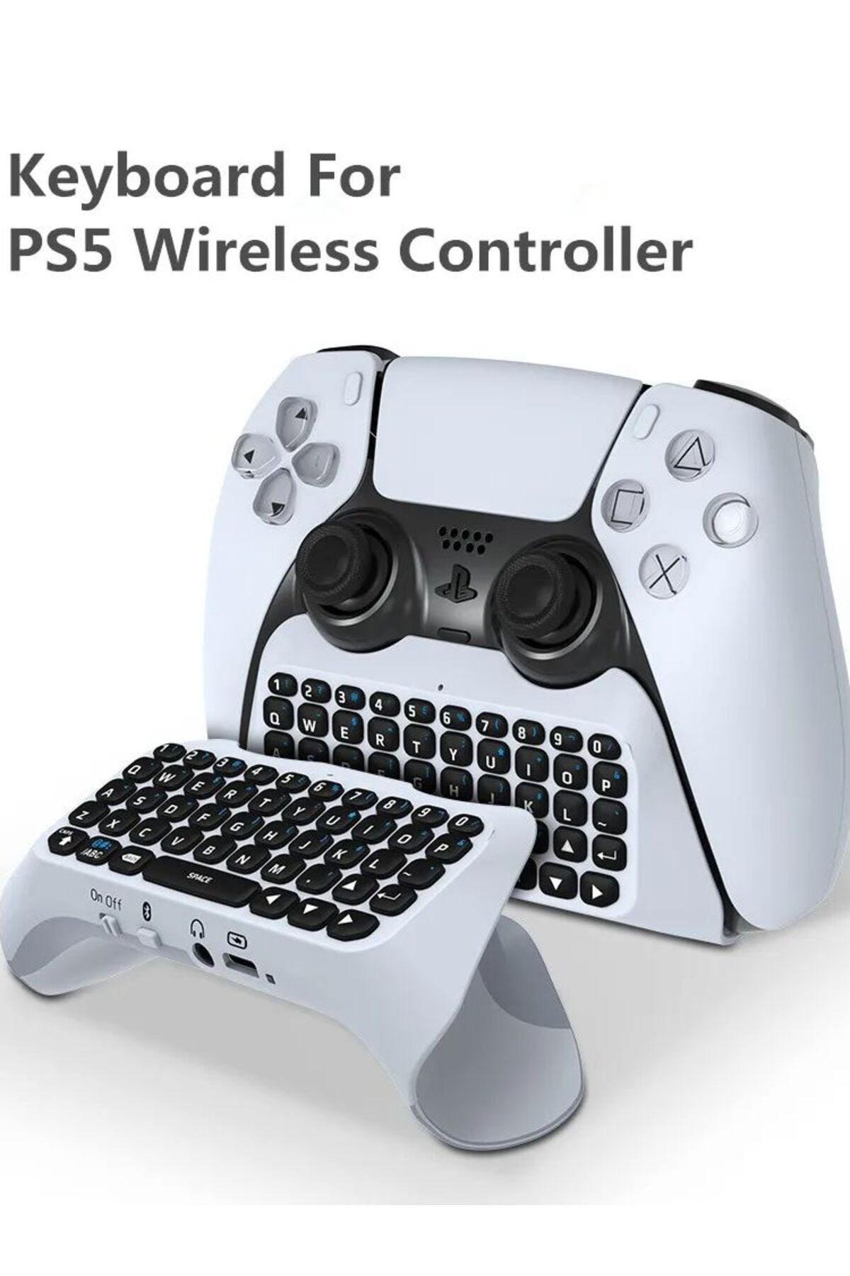 Choice-Wireless Keyboard for PS5 Controller Handle Bluetooth External Keyboard for Playstation5 ChatPad ... 7